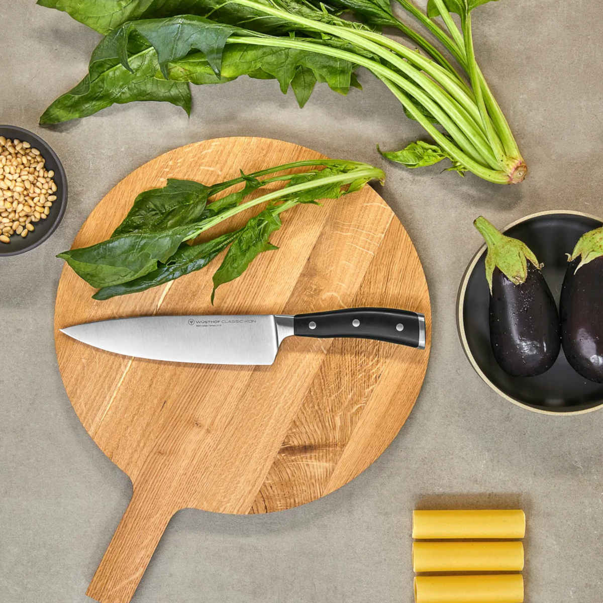 Wusthof Classic Ikon Black Paring and Chef's Knife Set (2 Piece)