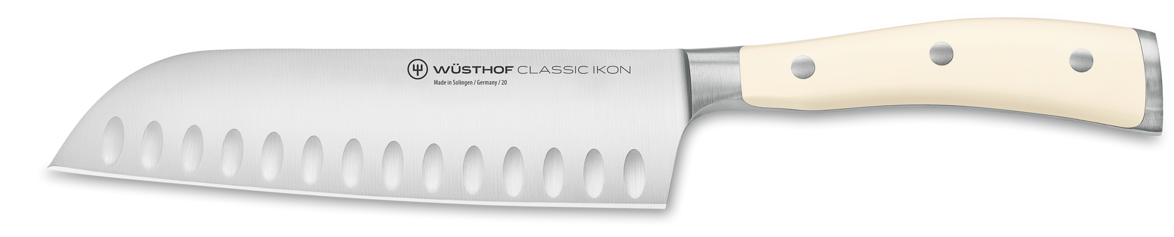 Wusthof Classic Ikon Crème Santoku Knife - 17cm
