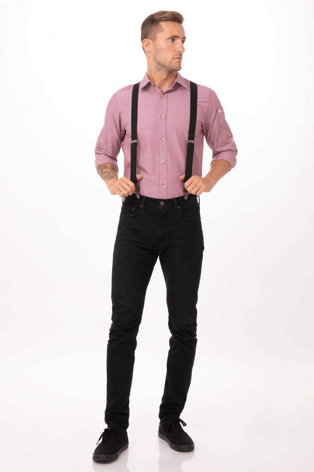 Chef Works Pant Suspenders - Black