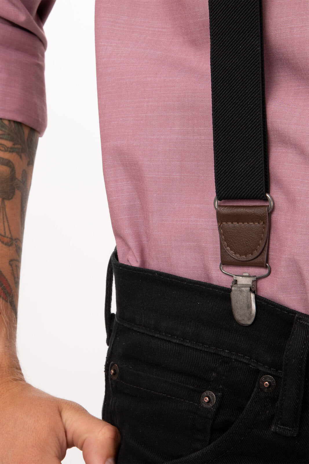 Chef Works Pant Suspenders - Black