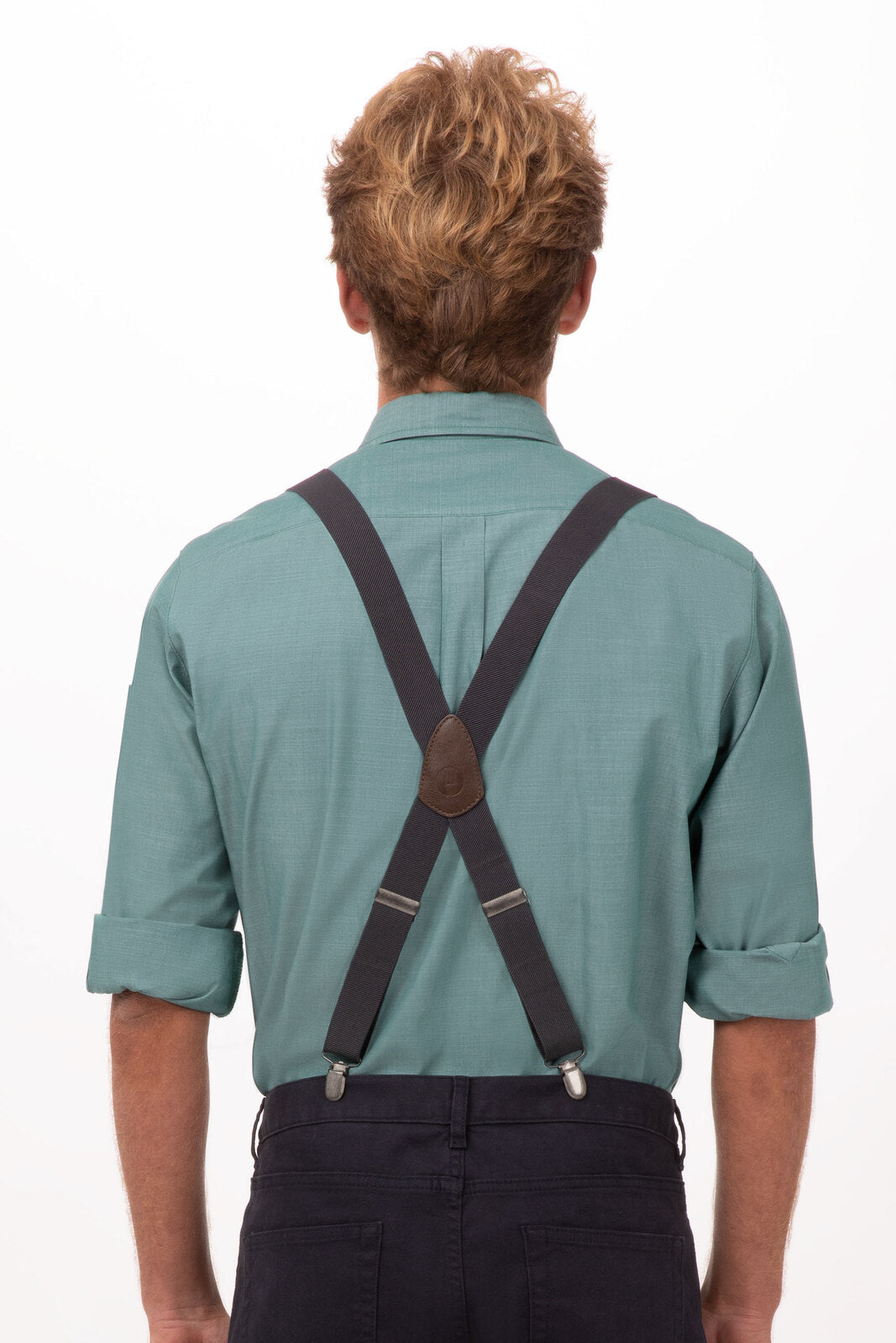 Chef Works Pant Suspenders - Grey