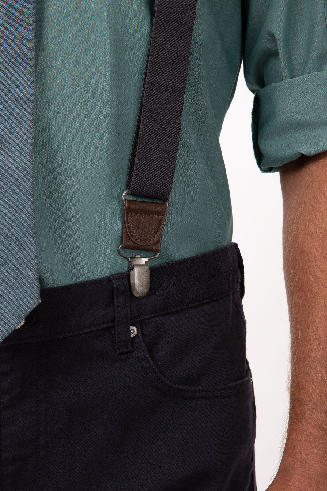 Chef Works Pant Suspenders - Grey
