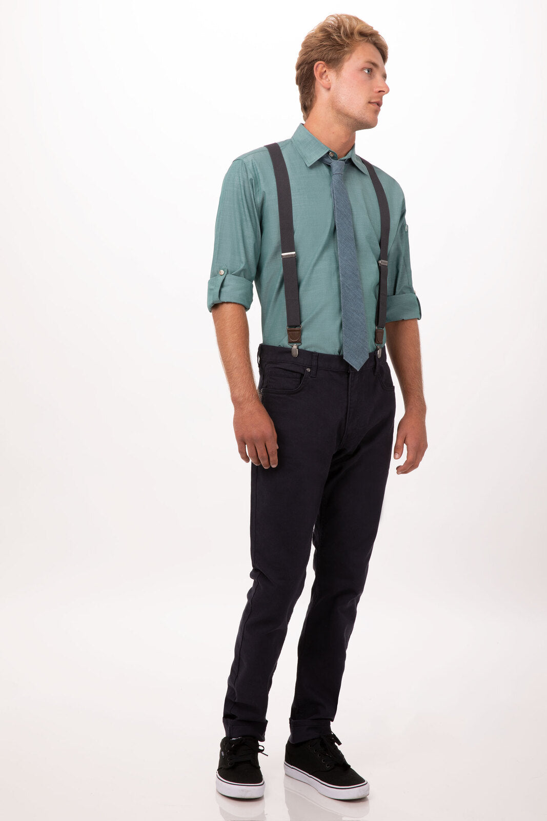 Chef Works Pant Suspenders - Grey