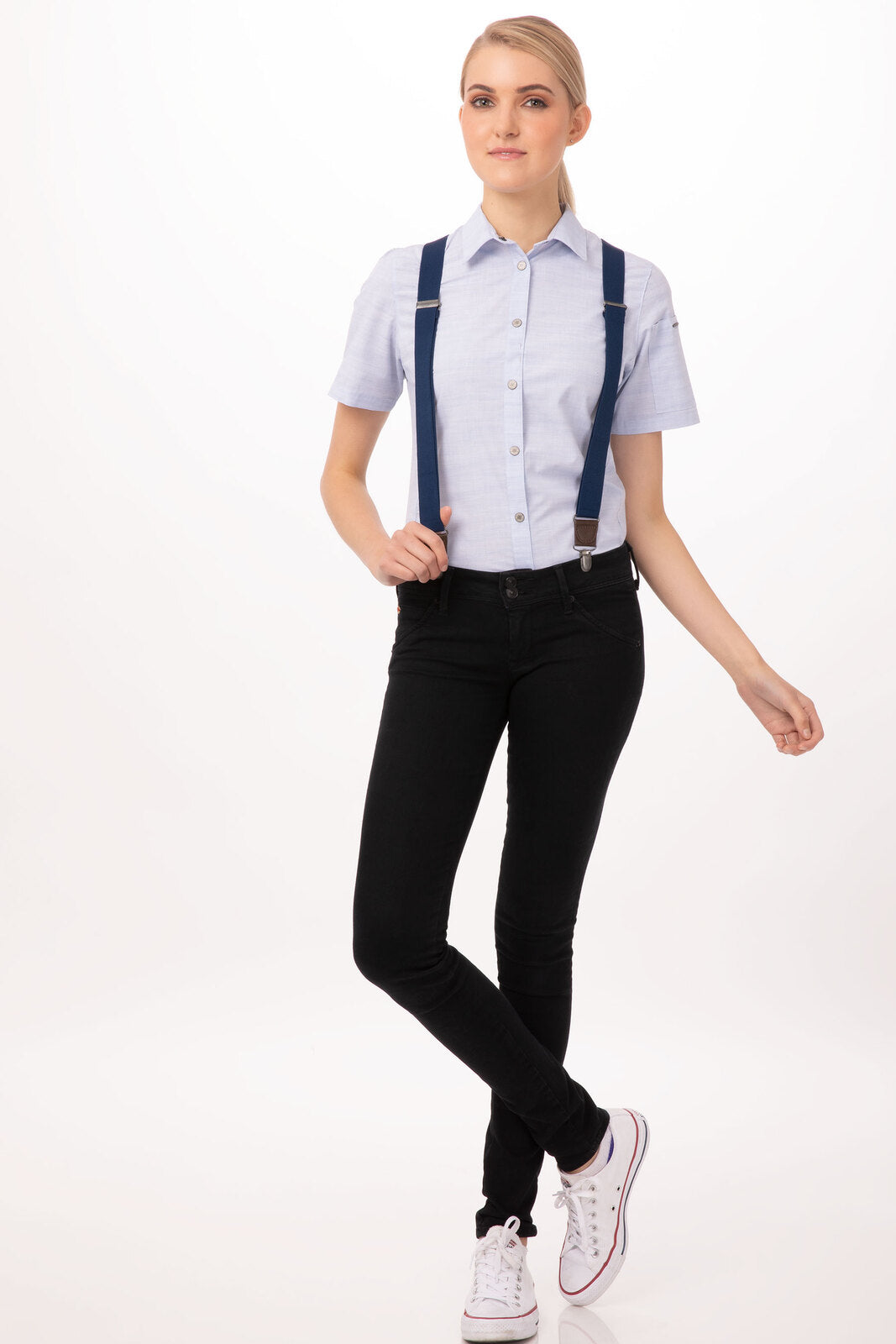 Chef Works Pant Suspenders - Navy