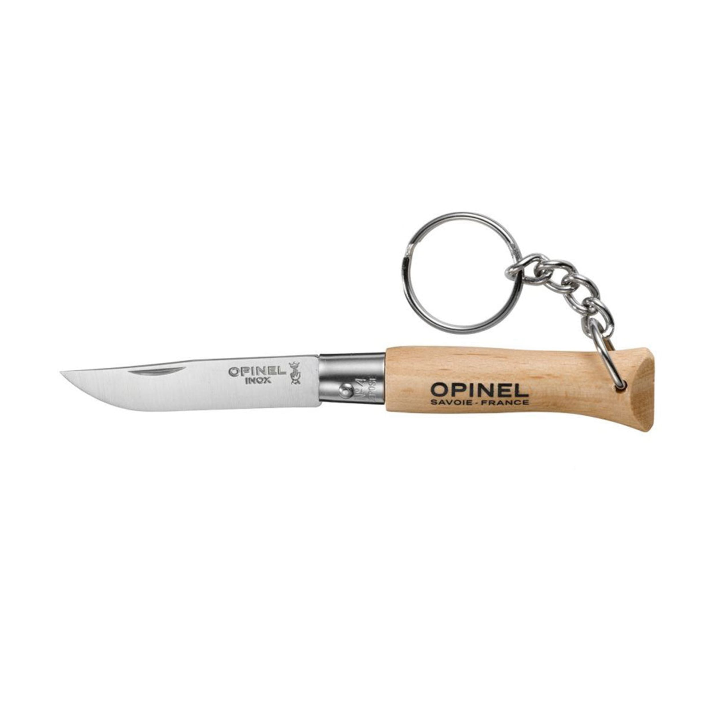 Opinel No.02 Stainless Steel Keyring Knife Anise