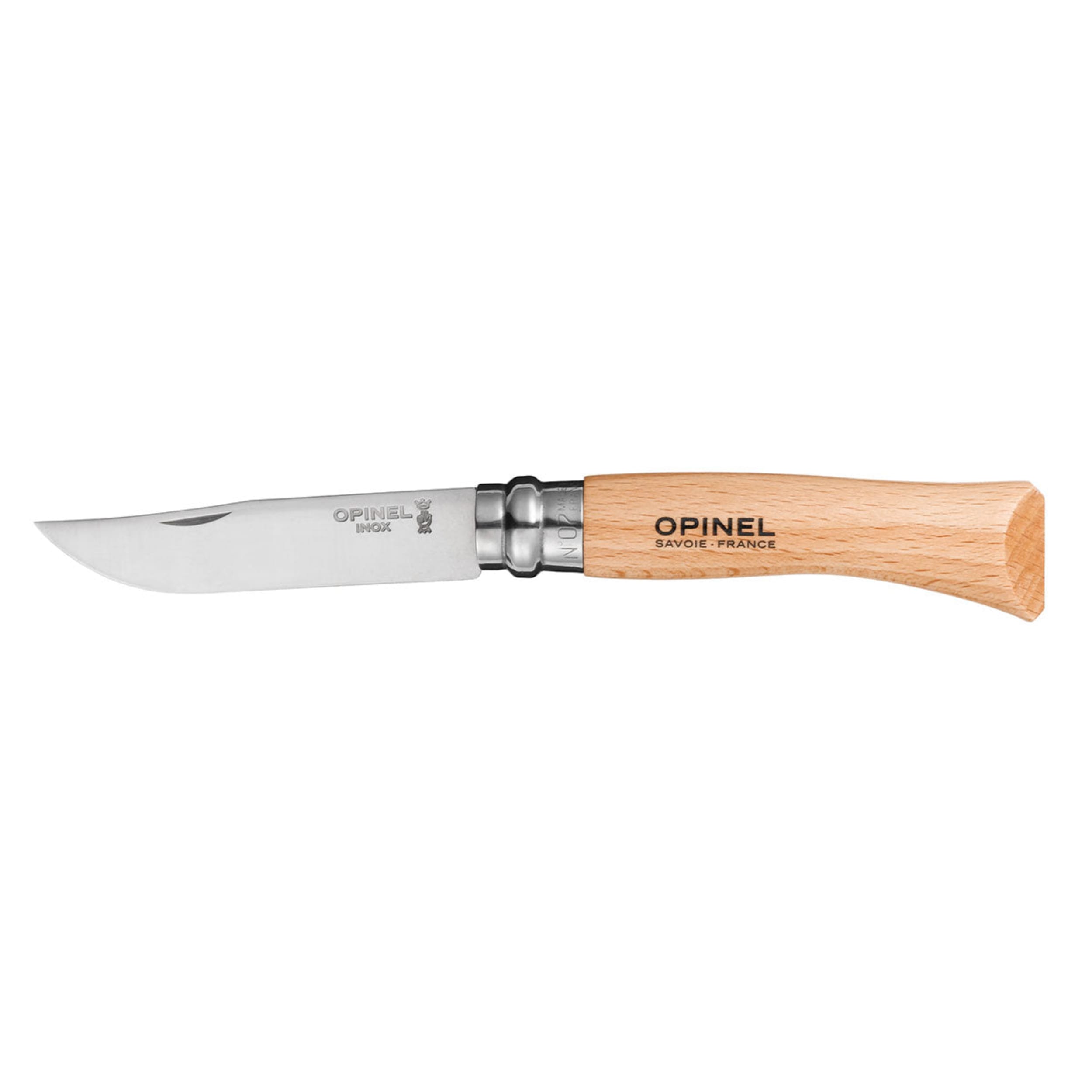 Opinel No.07 Stainless Steel Folding Knife Beech