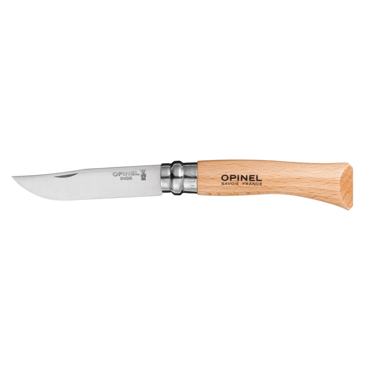 Opinel No.07 Stainless Steel Folding Knife Beech