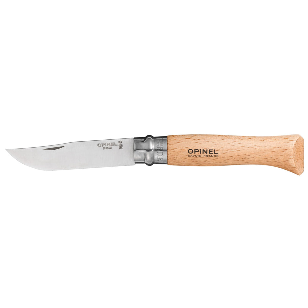 Opinel No.09 Stainless Steel Folding Knife Beech