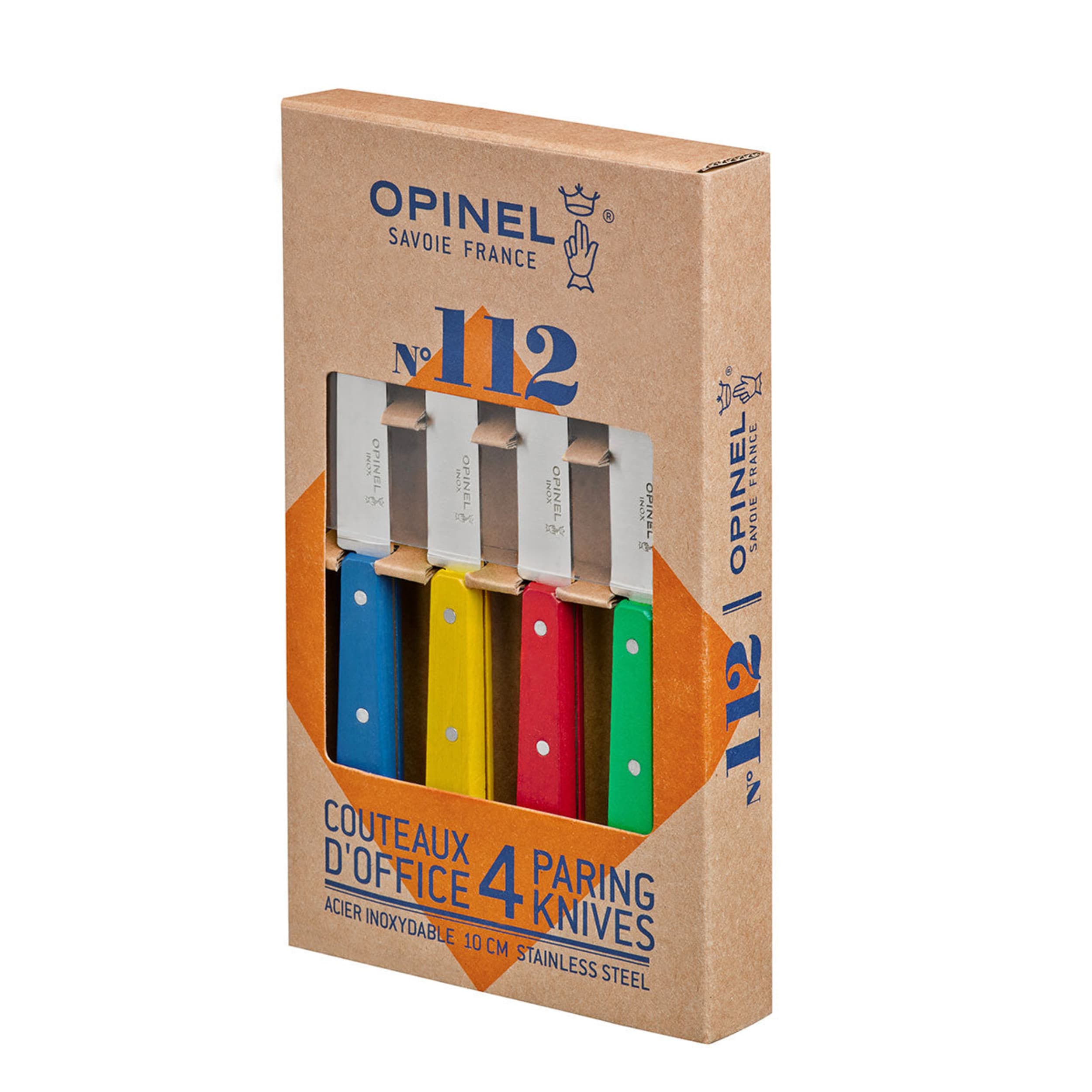 Opinel No.112 Paring Knife 4 Piece Set Classic