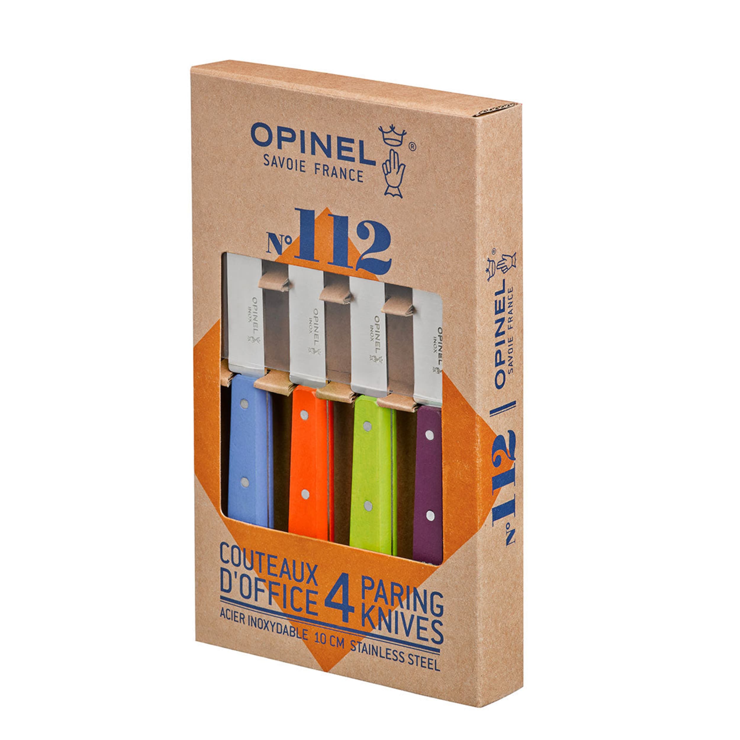 Opinel No.112 Paring Knife 4 Piece Set Paysage