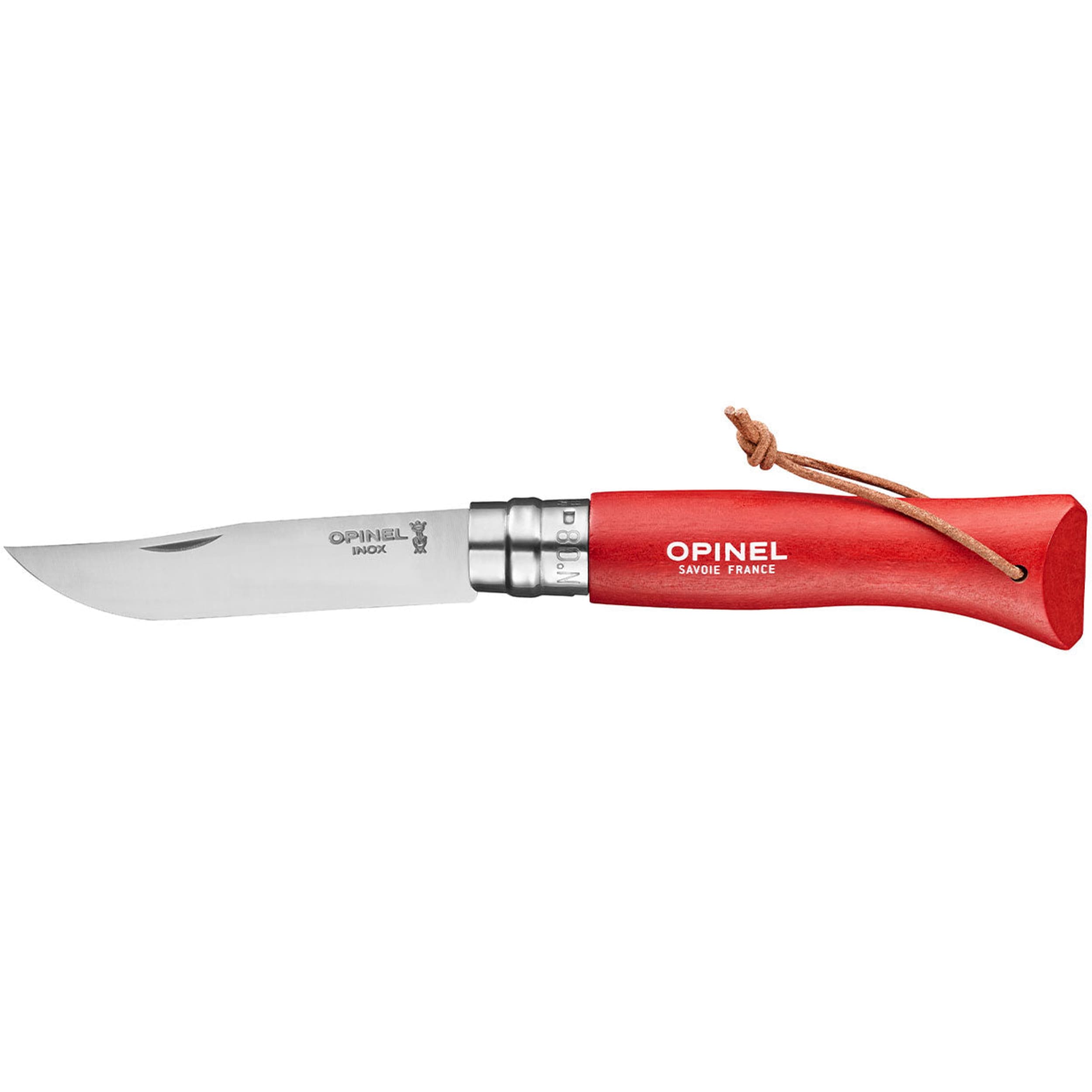Opinel No.08 Bushwhacker Folding Knife Red