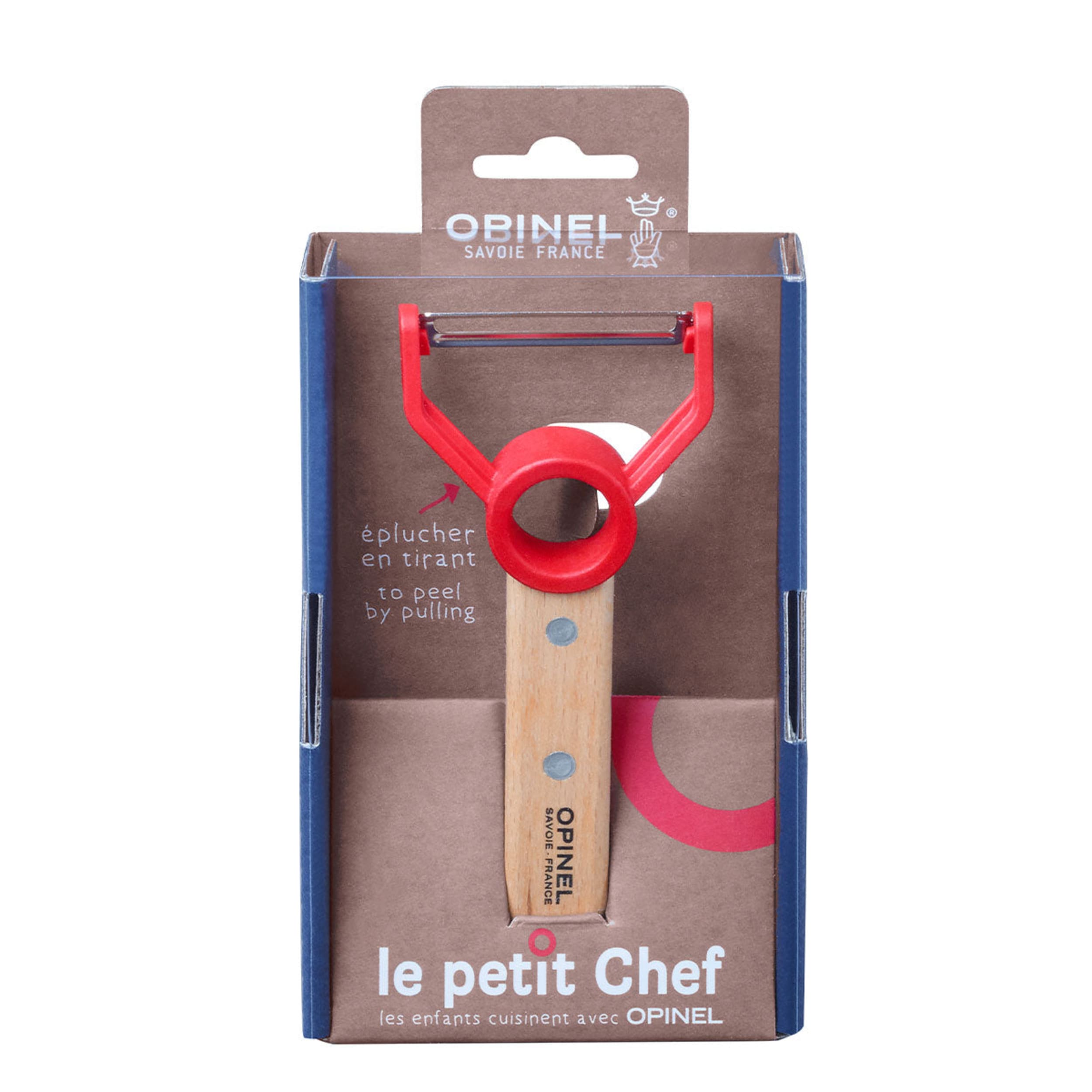 Opinel Le Petit Chef Peeler Red
