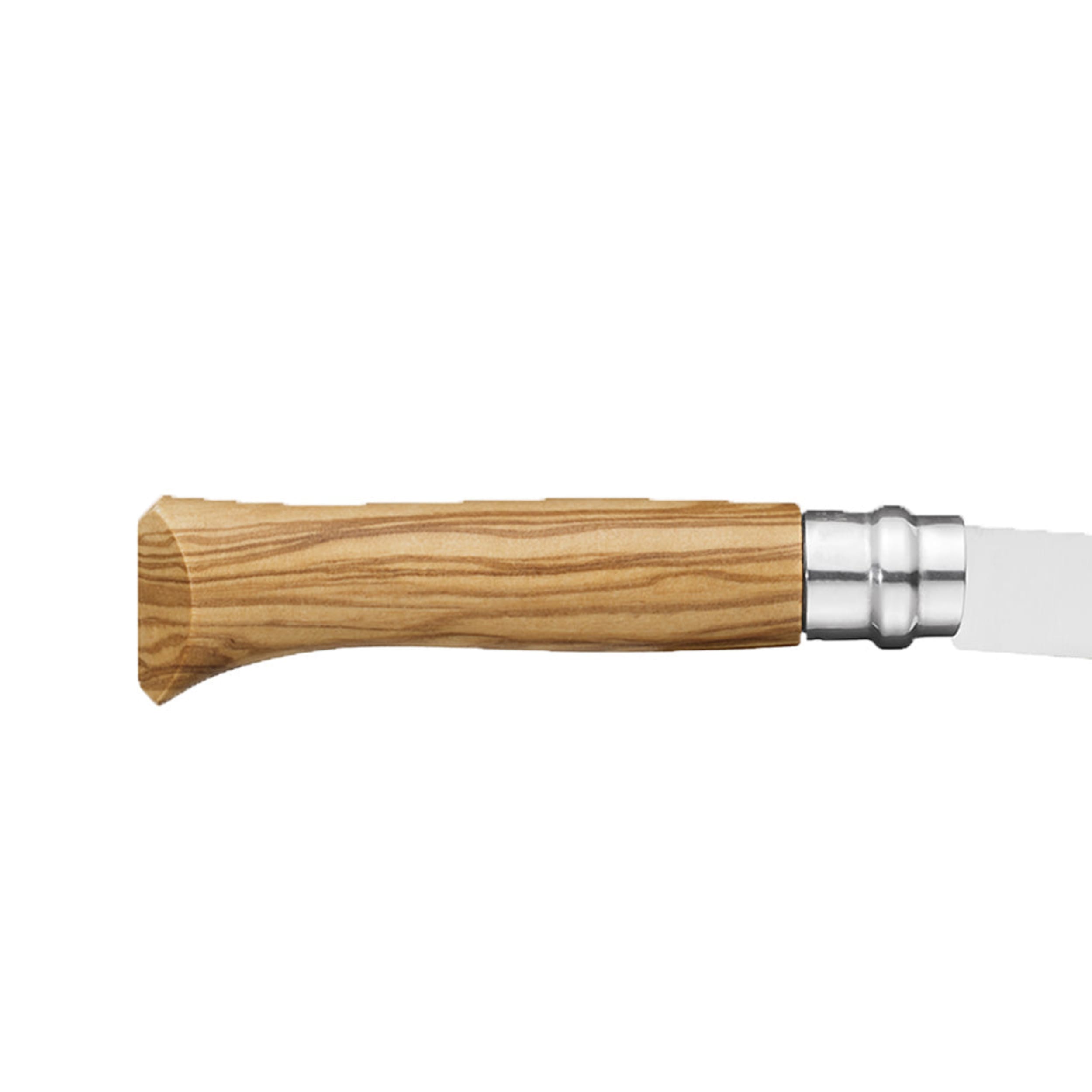 Opinel No.08 Stainless Steel Folding Knife & Sheath Olive