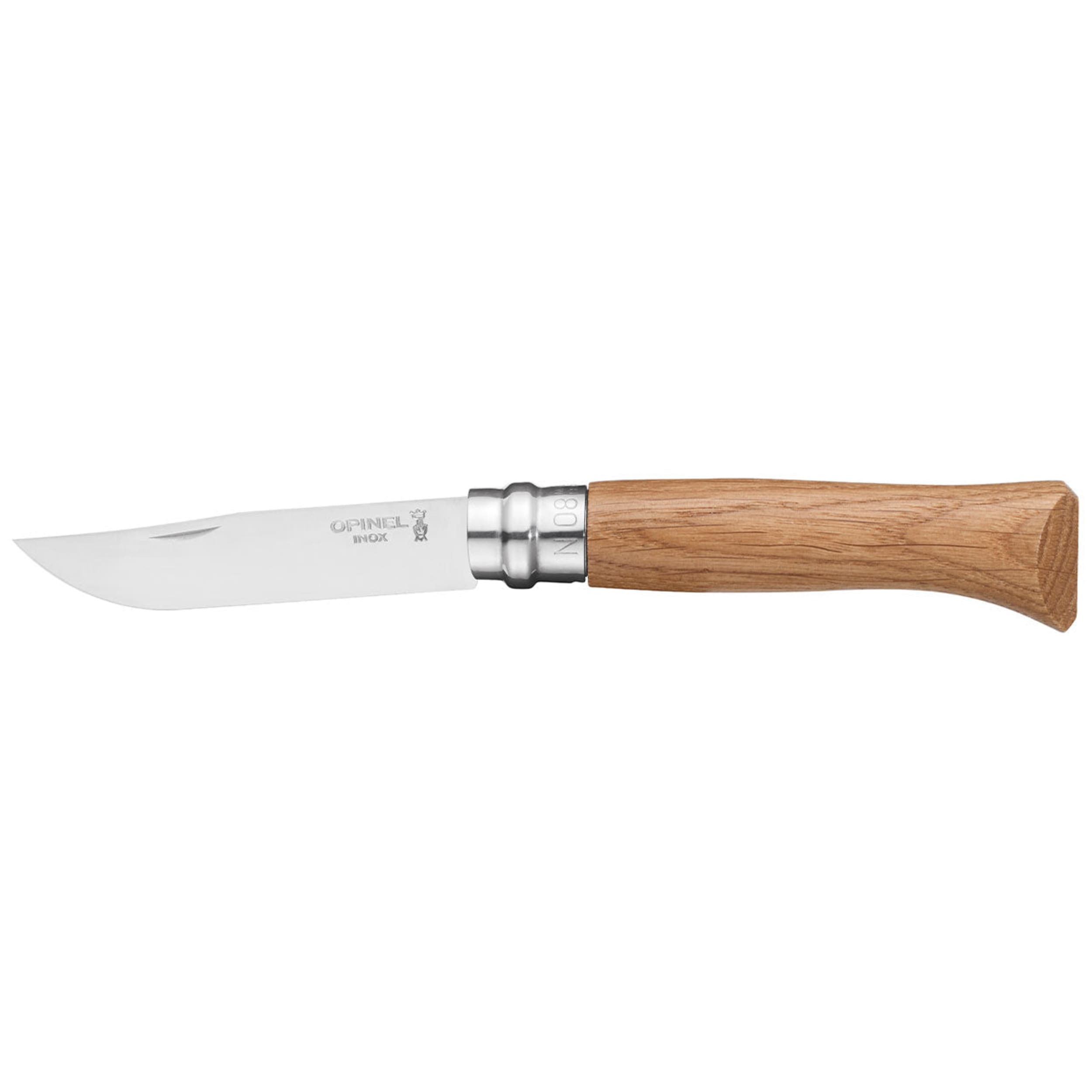 Opinel No.08 Stainless Steel Folding Knife Oak