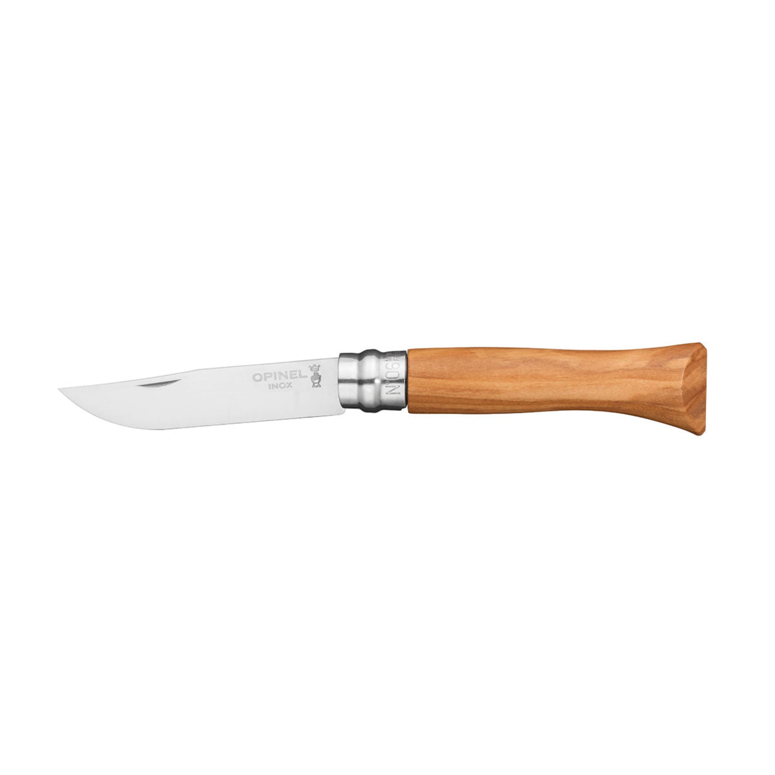 Opinel No.06 Stainless Steel Folding Knife Olive