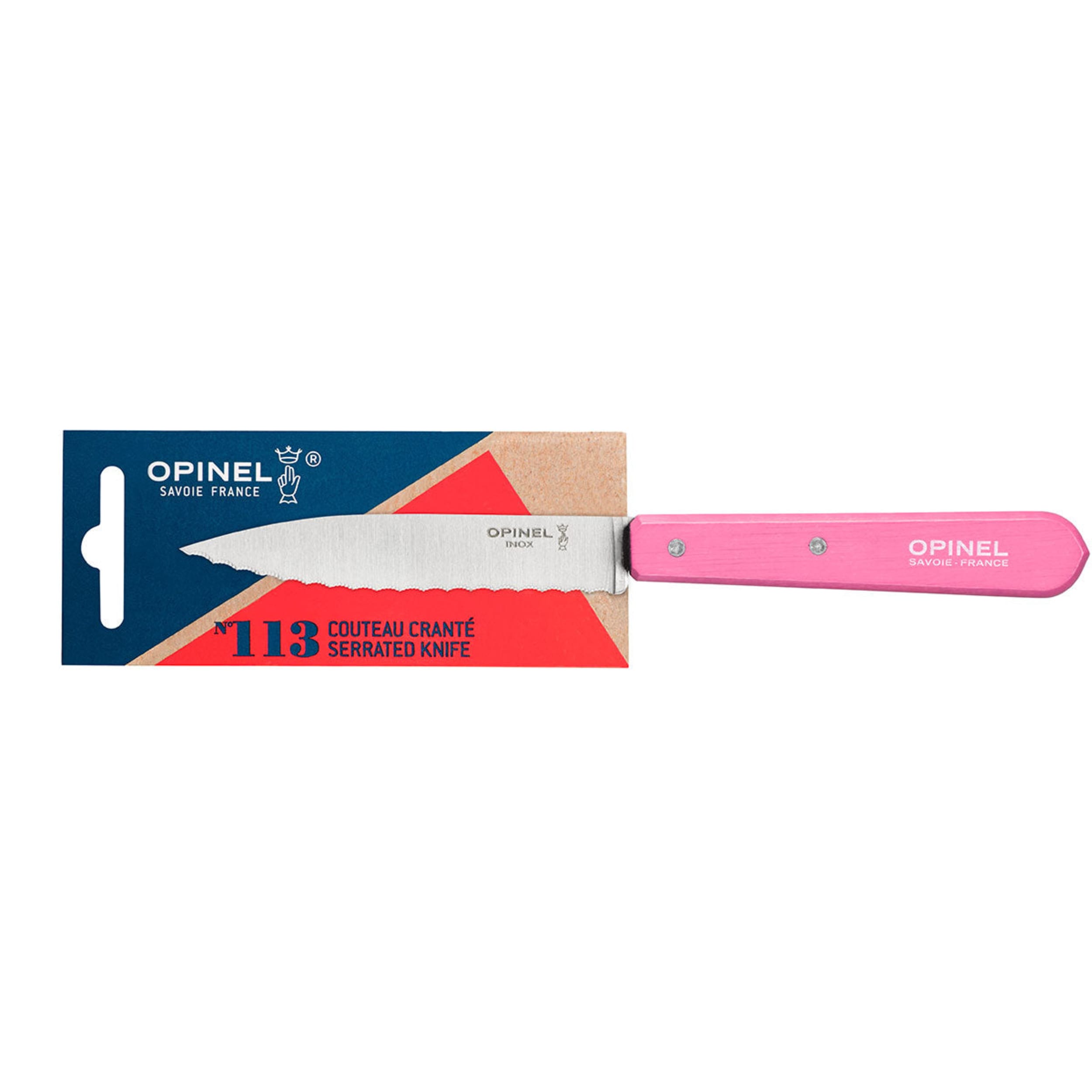 Opinel No.113 Serrated Knife Khaki