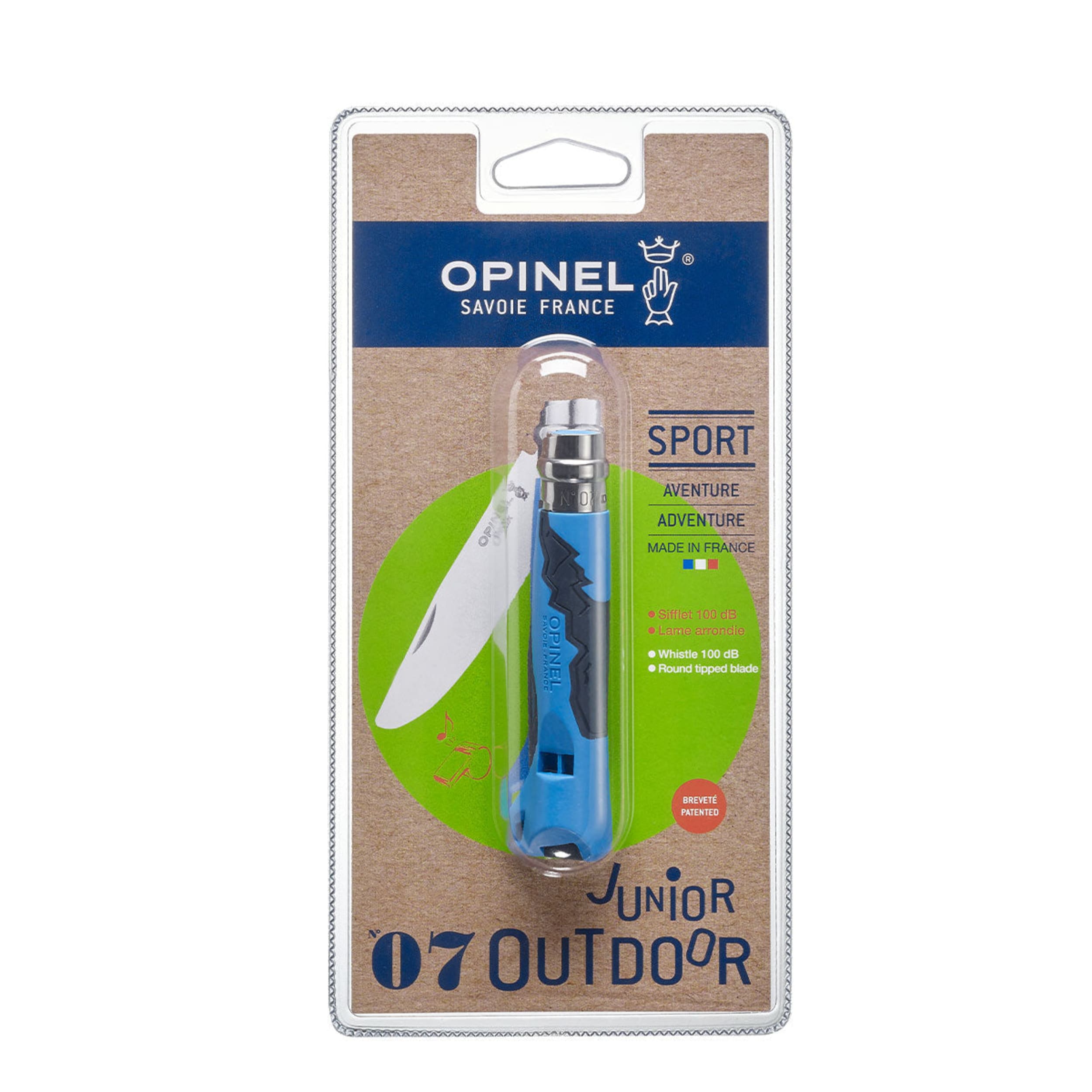 Opinel No.07 Outdoor Junior Folding Knife Blue