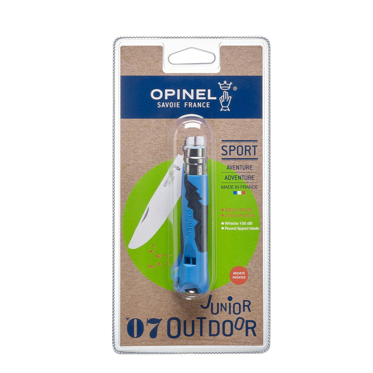 Opinel No.07 Outdoor Junior Folding Knife Blue