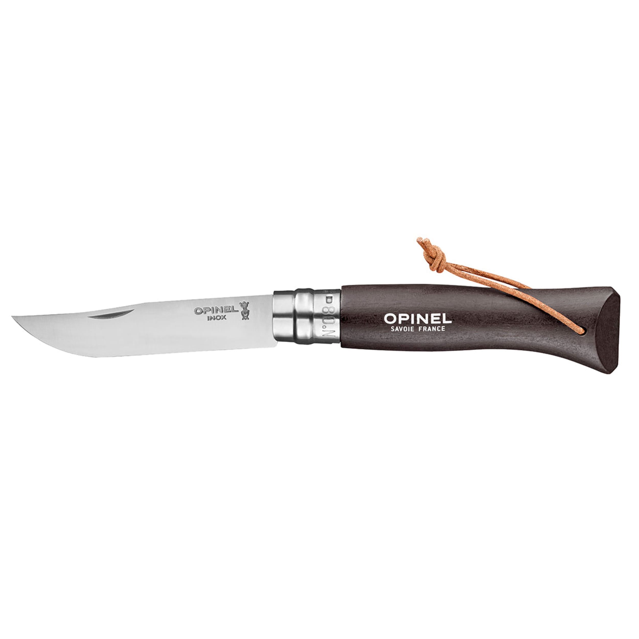 Opinel No.08 Bushwhacker Folding Knife Black Brown