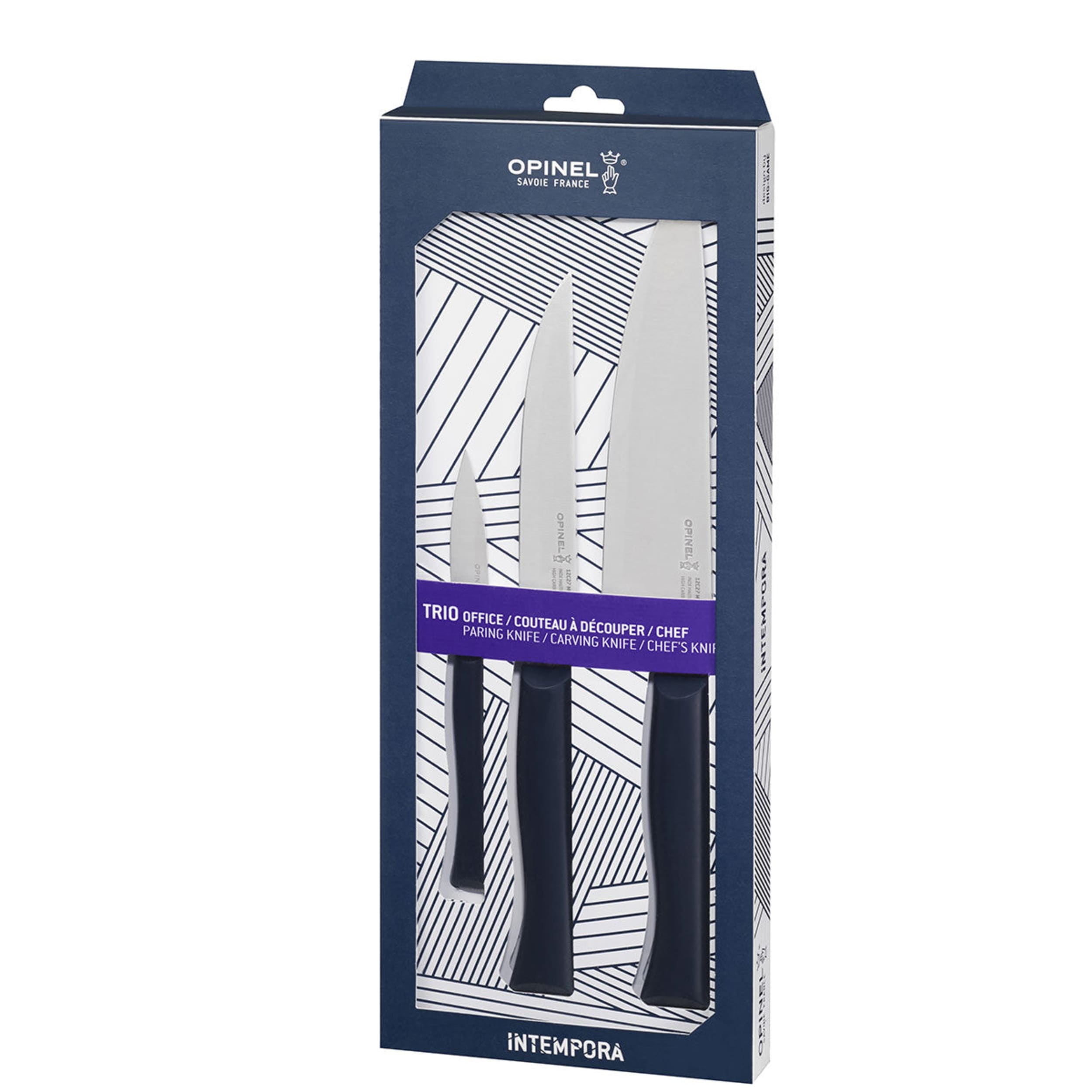 Opinel Intempora 3 Piece Knife Set