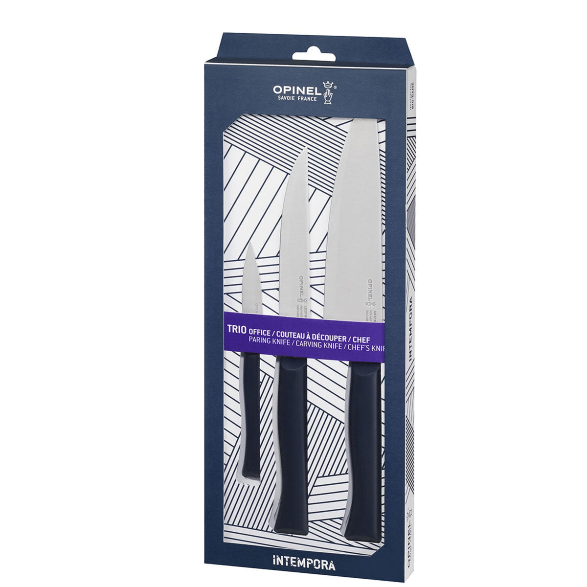 Opinel Intempora 3 Piece Knife Set