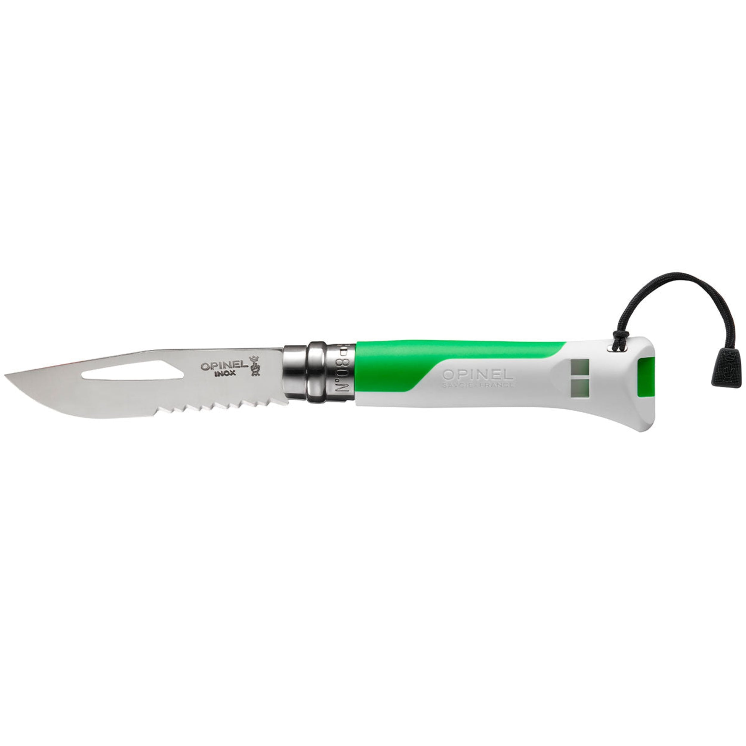 Opinel No.08 Outdoor Fluro Folding Knife Green