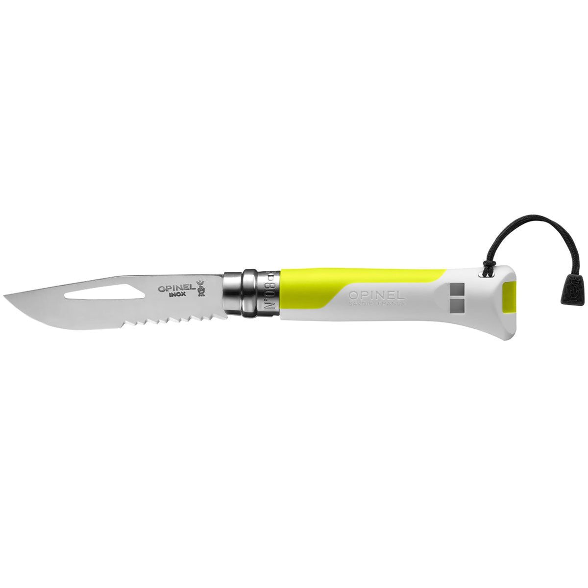 Opinel No.08 Outdoor Fluro Folding Knife Yellow