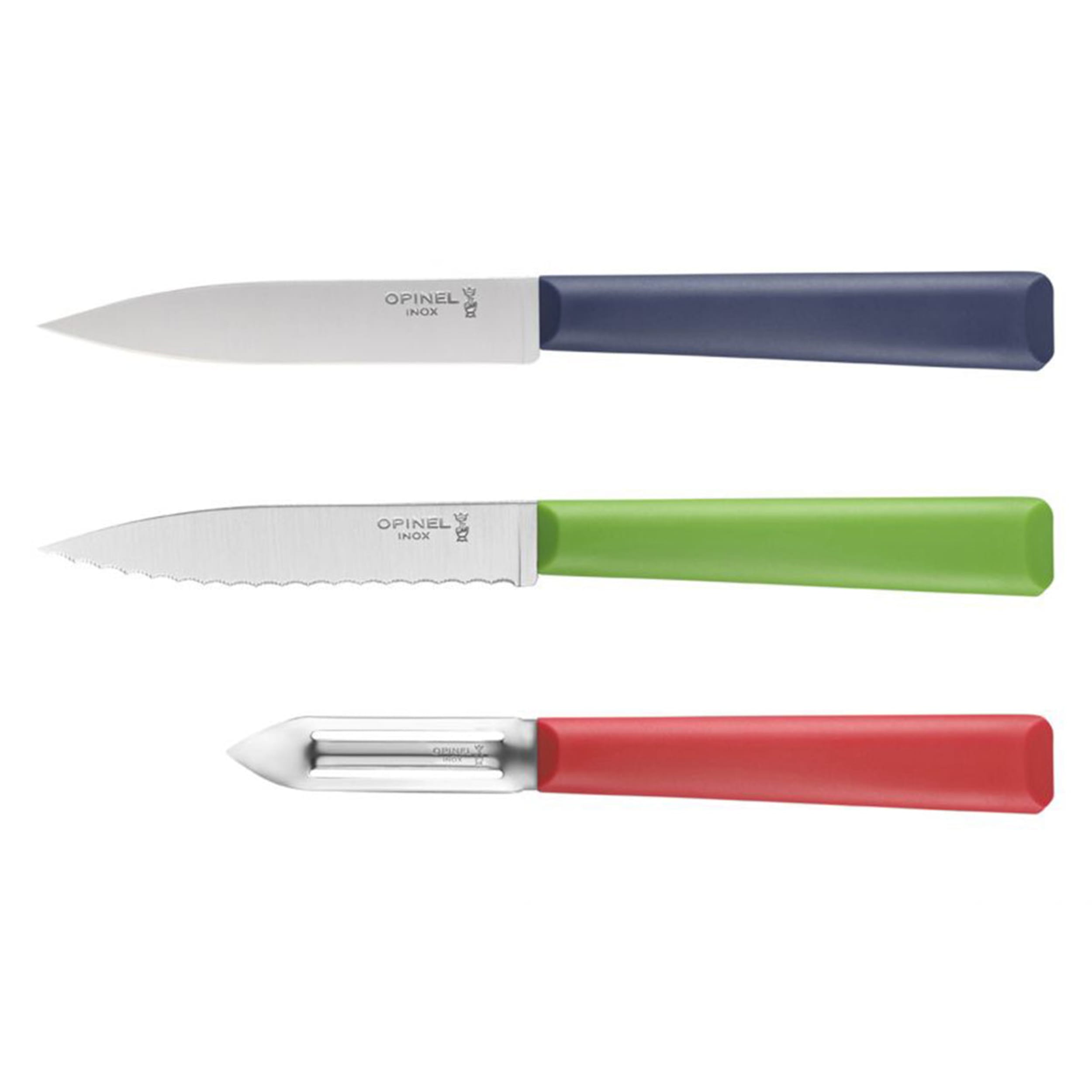 Opinel Les Essentiels Plus Kitchen Knife 3 Piece Set