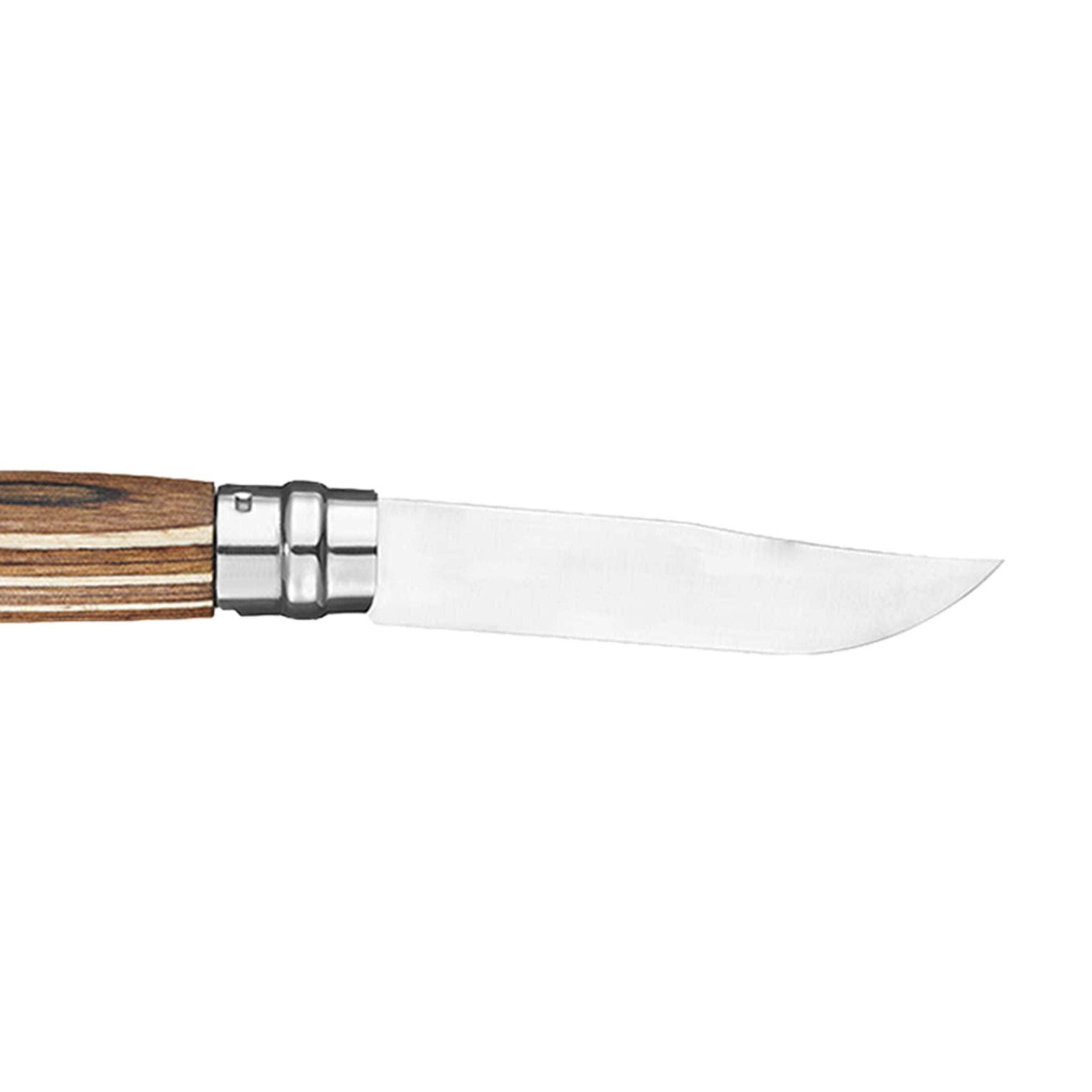 Opinel No.08 Laminated Birch Folding Knife Brown