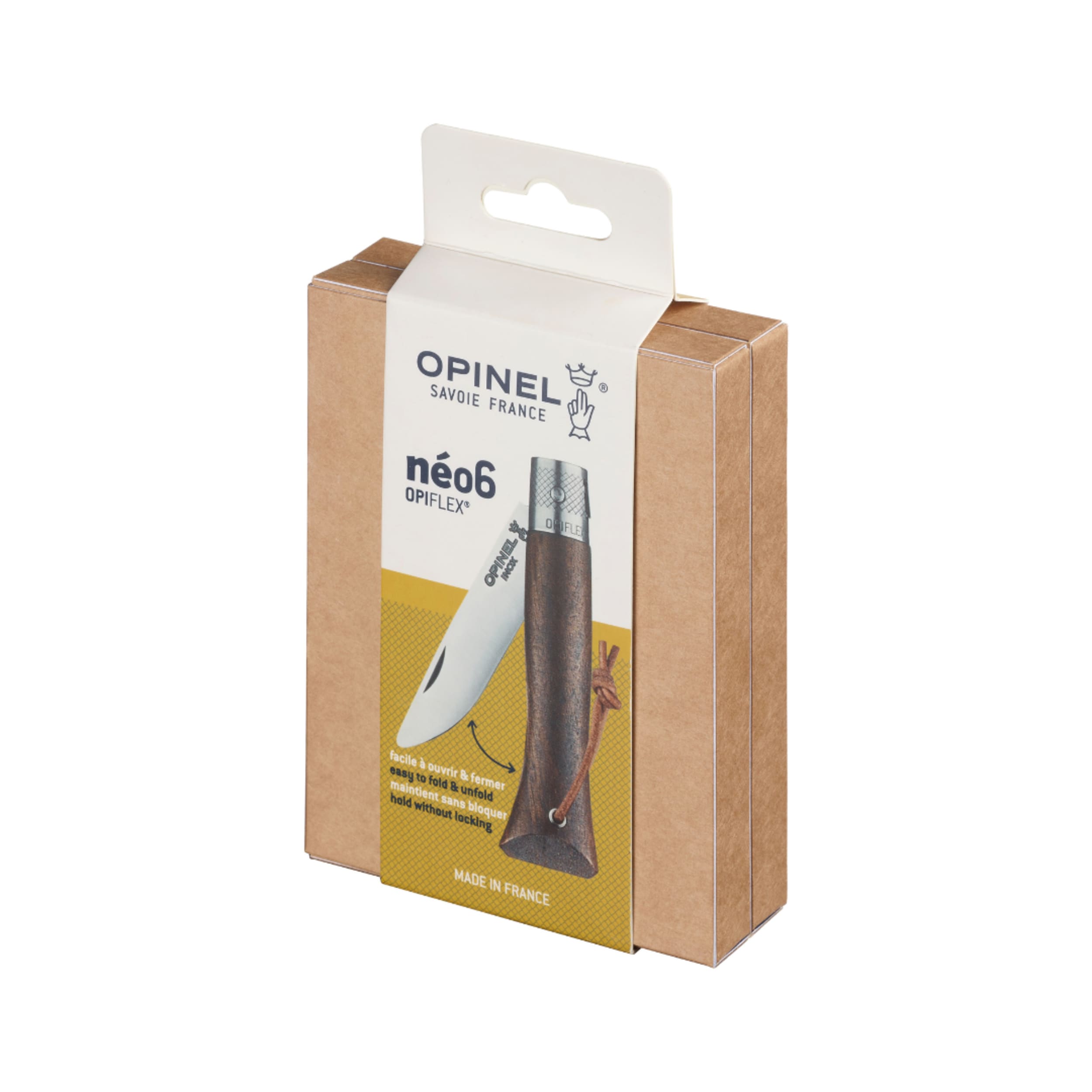 Opinel Néo6 Folding Knife Black Walnut