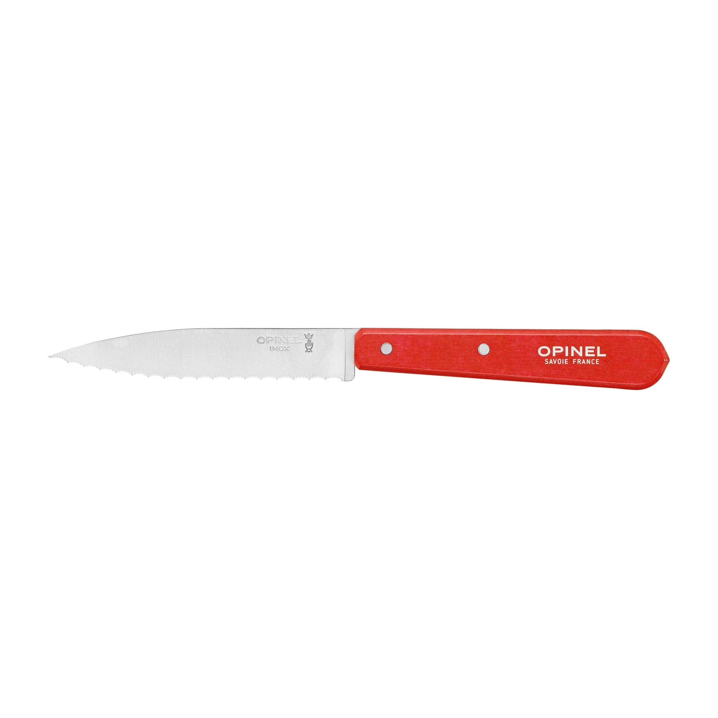 Opinel No.113 Serrated Knife Rouge