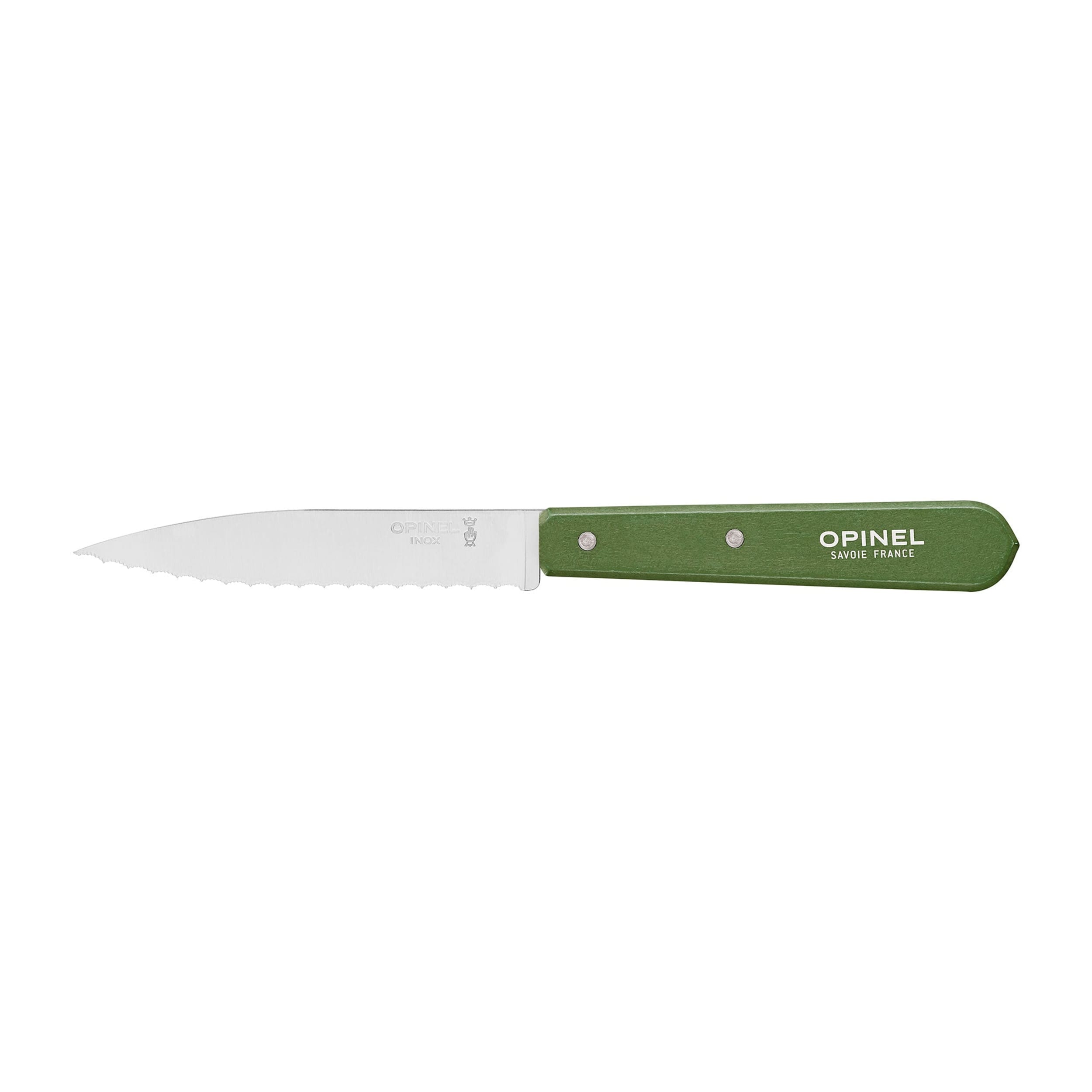 Opinel No.113 Serrated Knife Khaki