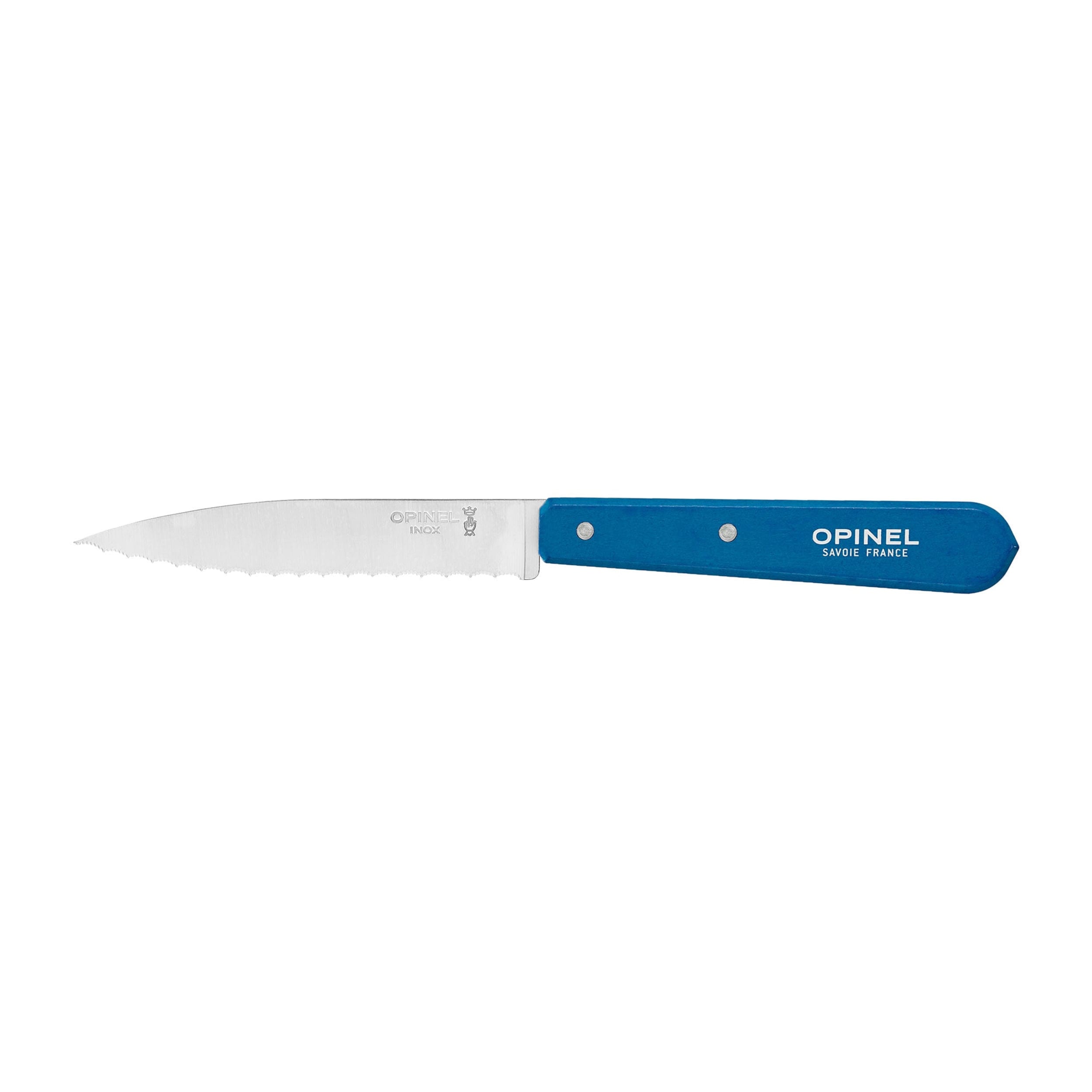 Opinel No.113 Serrated Knife Blue