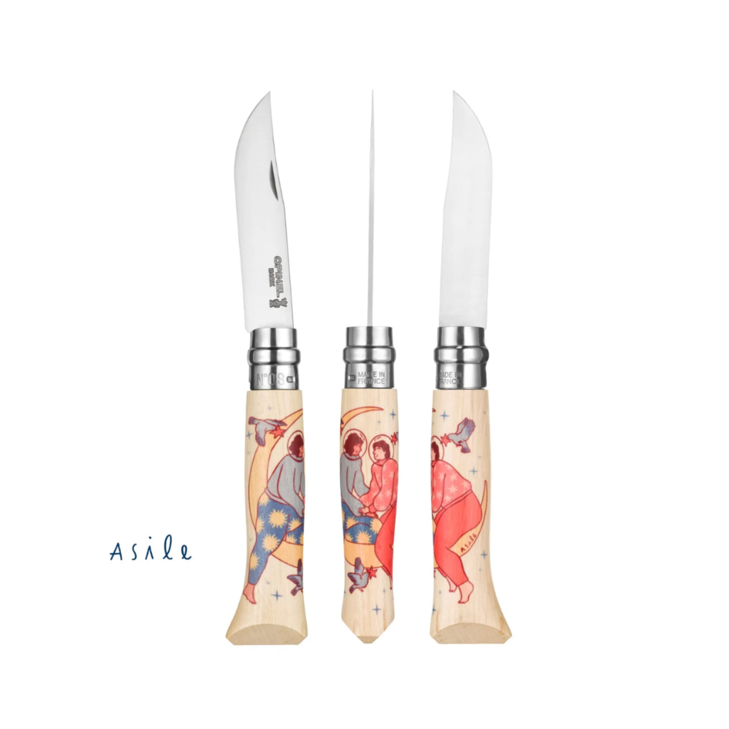 Opinel No.08 Cosmos Limited Edition Folding Knife Asile
