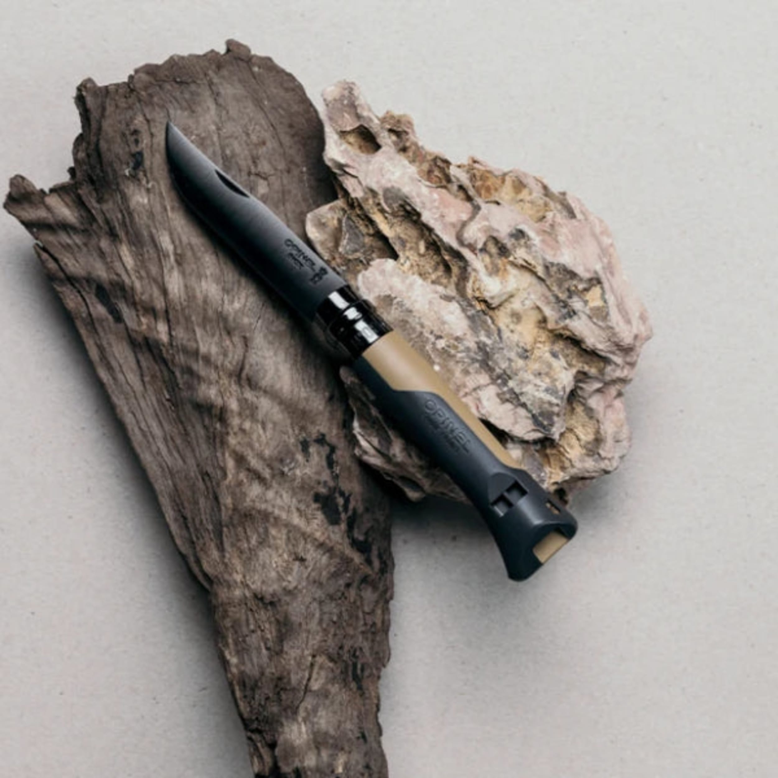 Opinel No.08 Horizon Multi-Function Folding Knife Moutarde