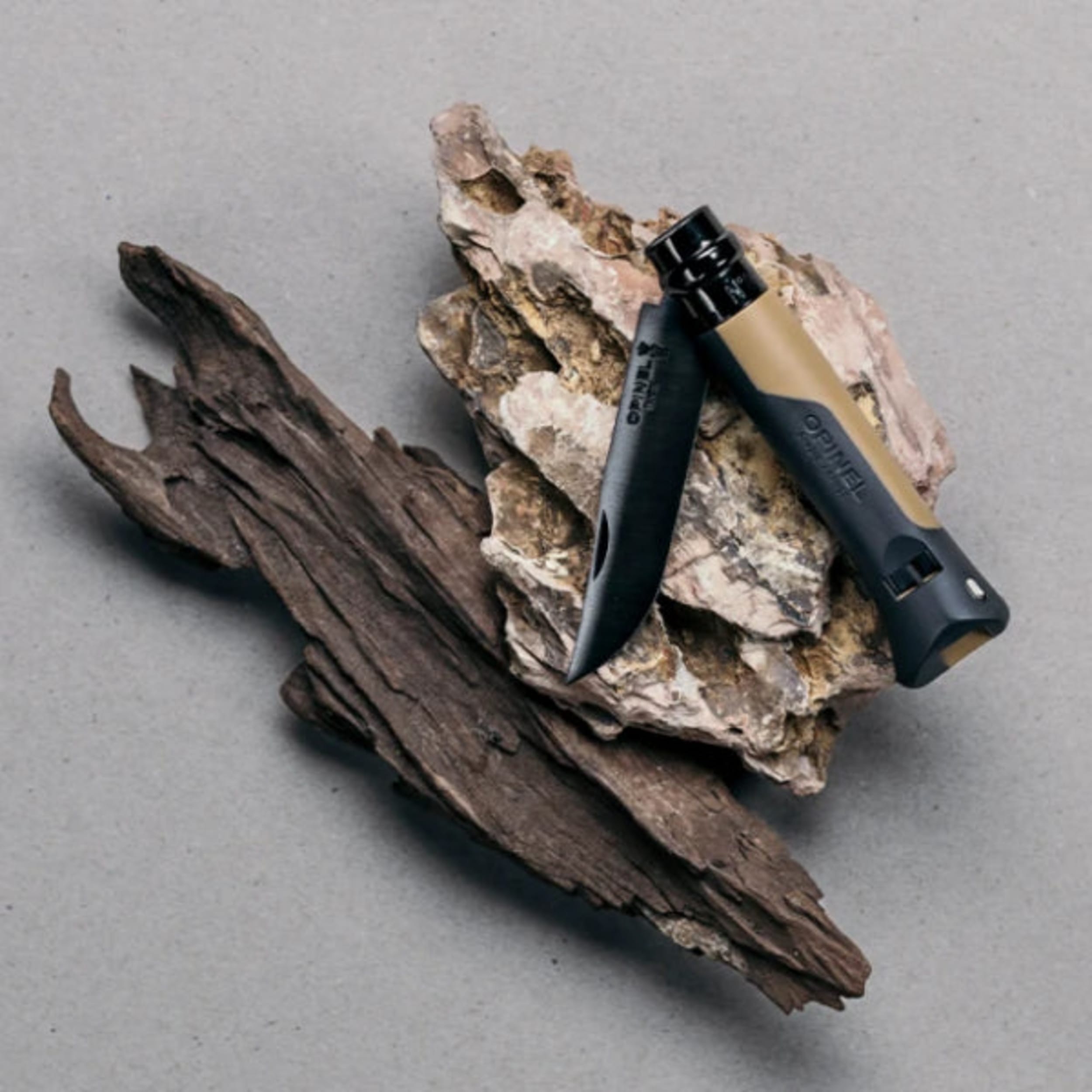 Opinel No.08 Horizon Multi-Function Folding Knife Moutarde