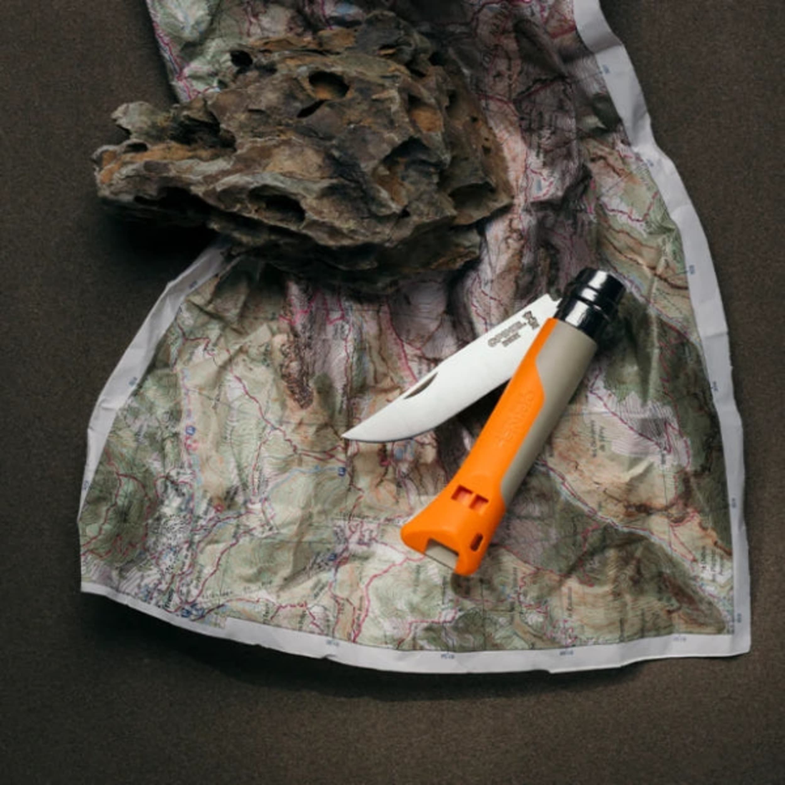 Opinel No.08 Horizon Multi-Function Folding Knife Orange