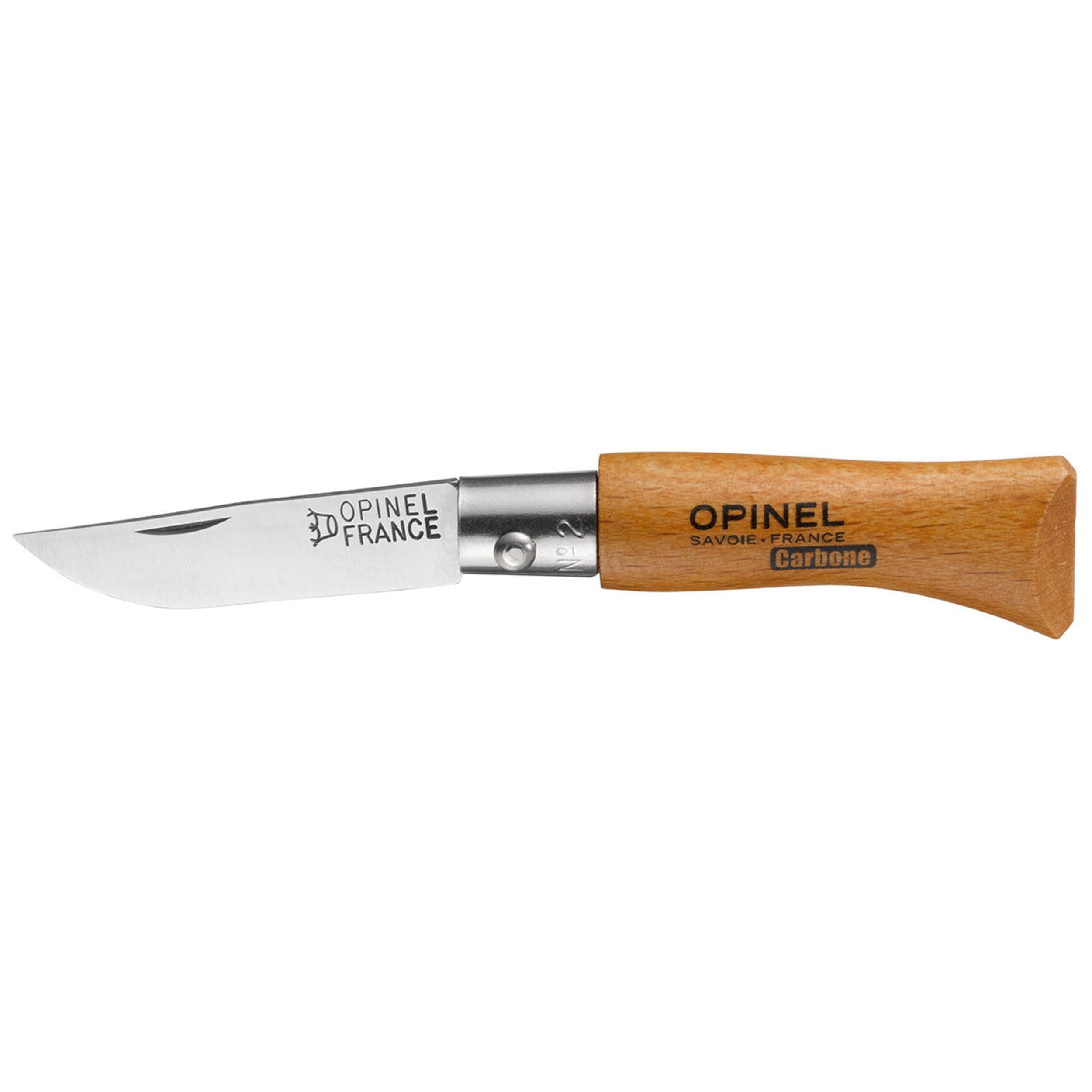 Opinel No.02 Carbon Steel Folding Knife Beech