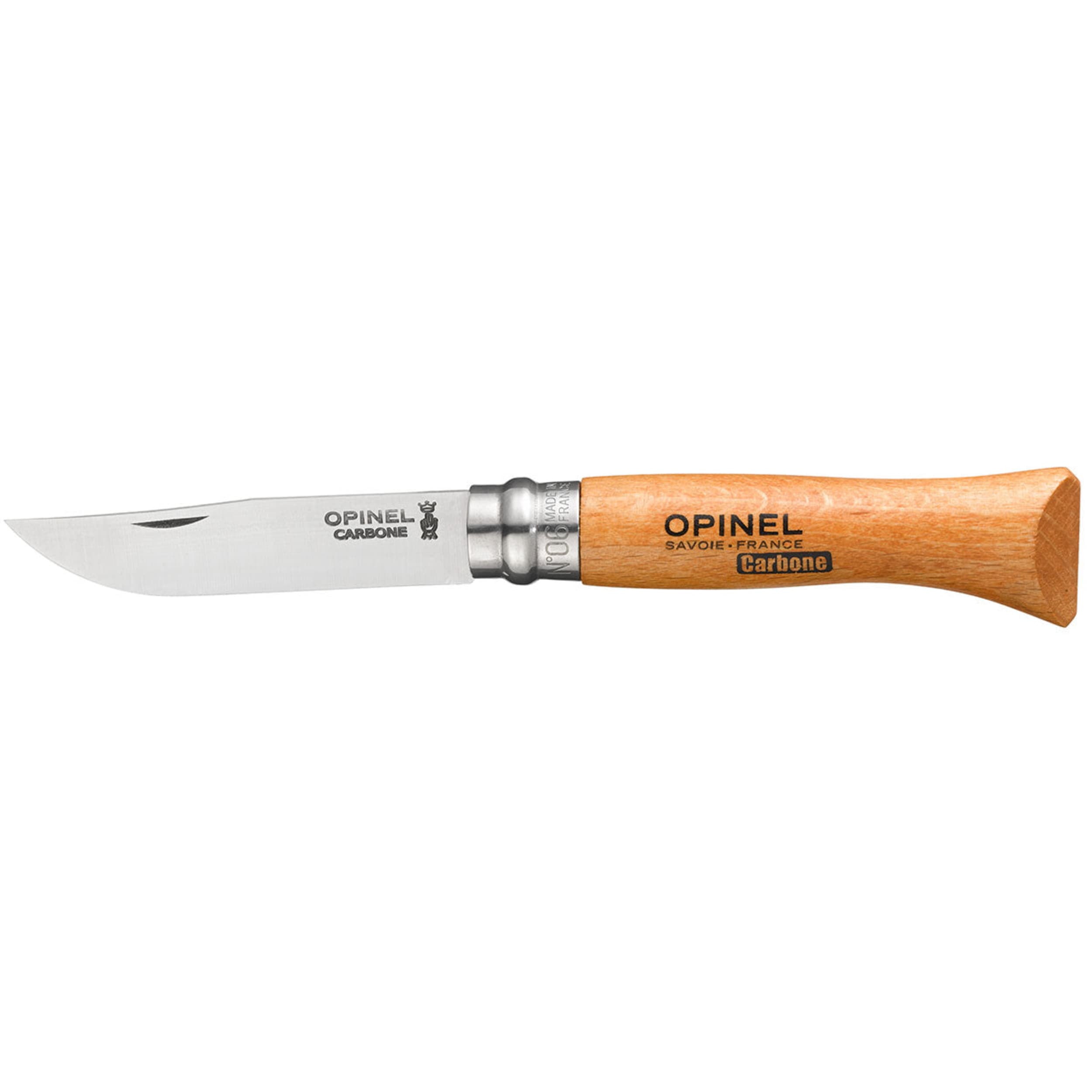 Opinel No.06 Carbon Steel Folding Knife Beech