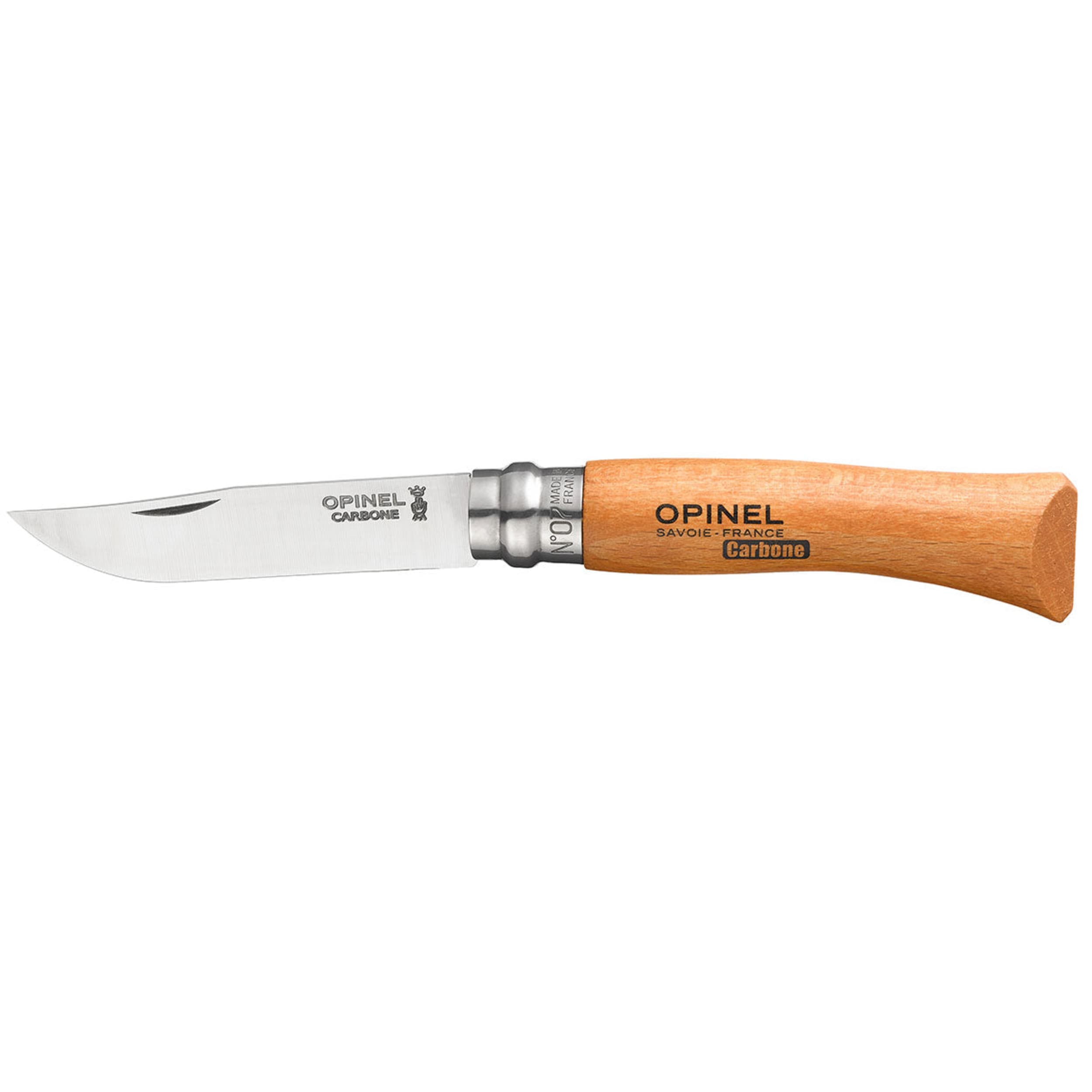 Opinel No.07 Carbon Steel Folding Knife Beech