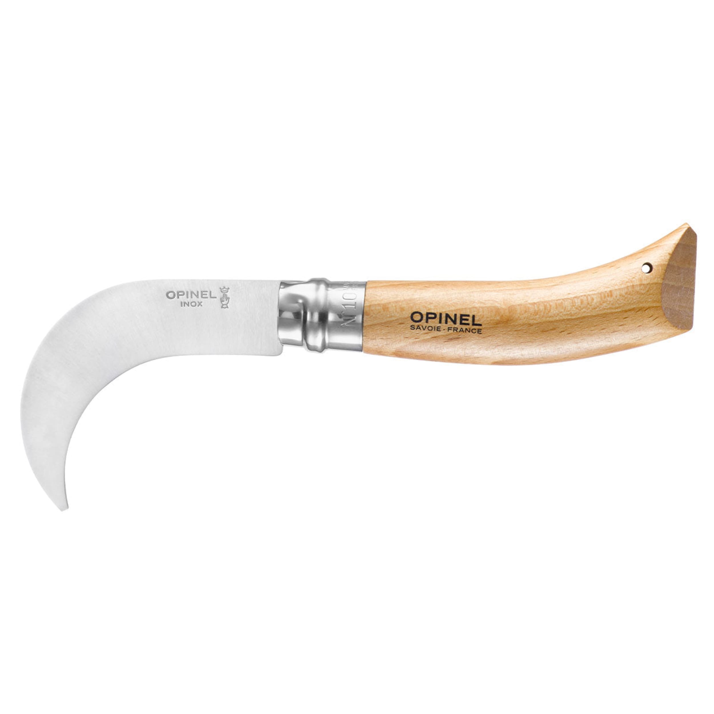 Opinel No.10 Stainless Steel Pruning Knife Beech