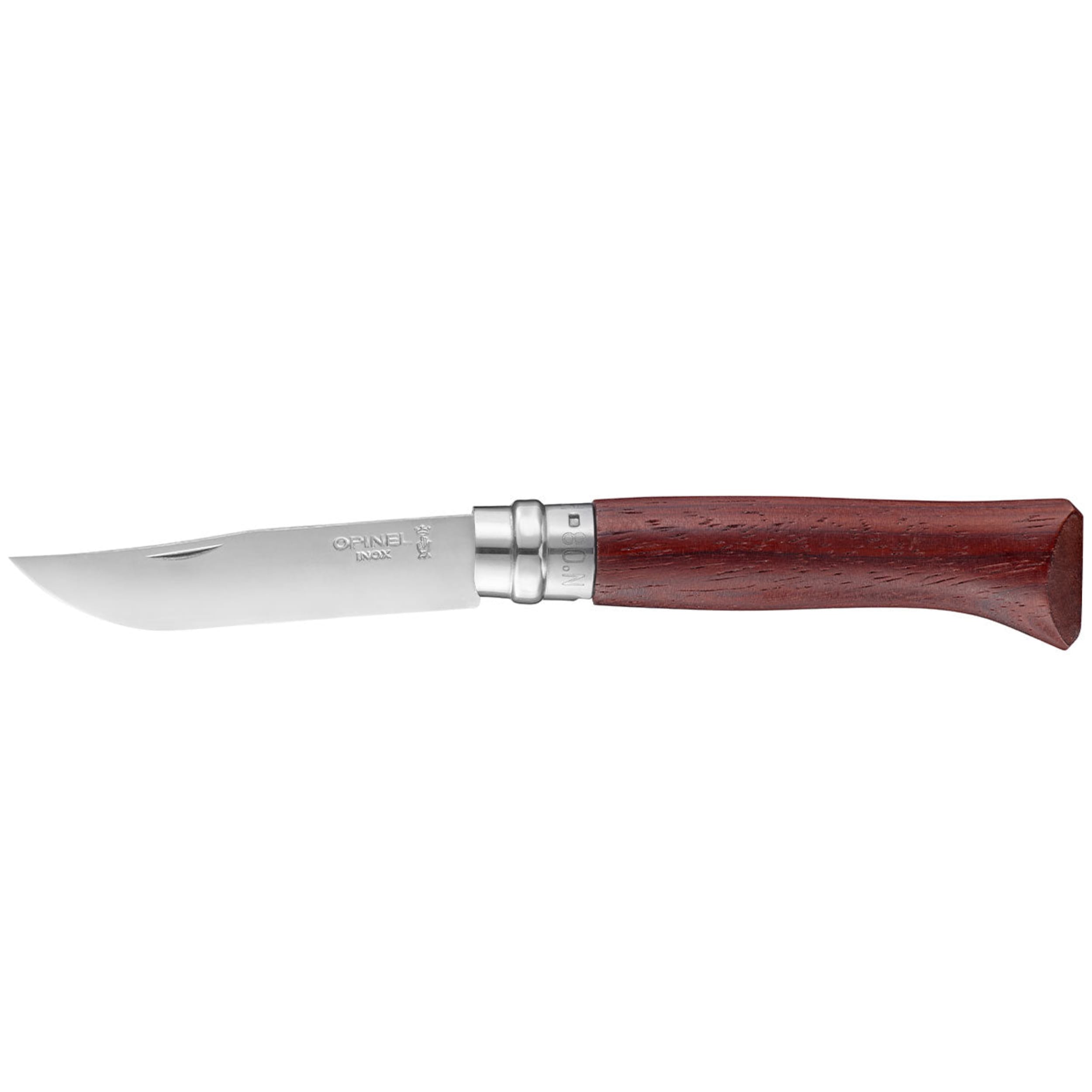 Opinel No.08 Stainless Steel Folding Knife Padouk