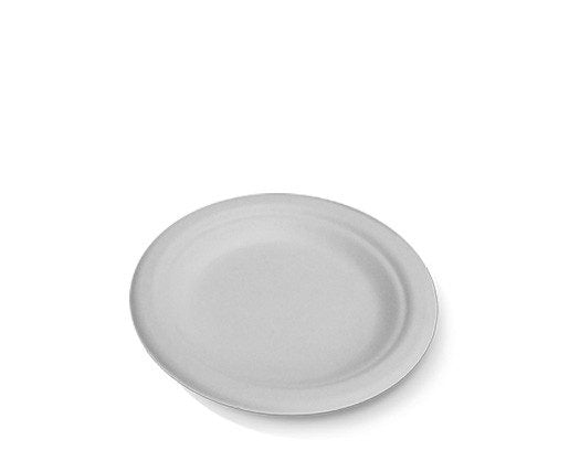 ecoware Sugarcane Round Plate 6.75 inch (Carton of 1000)
