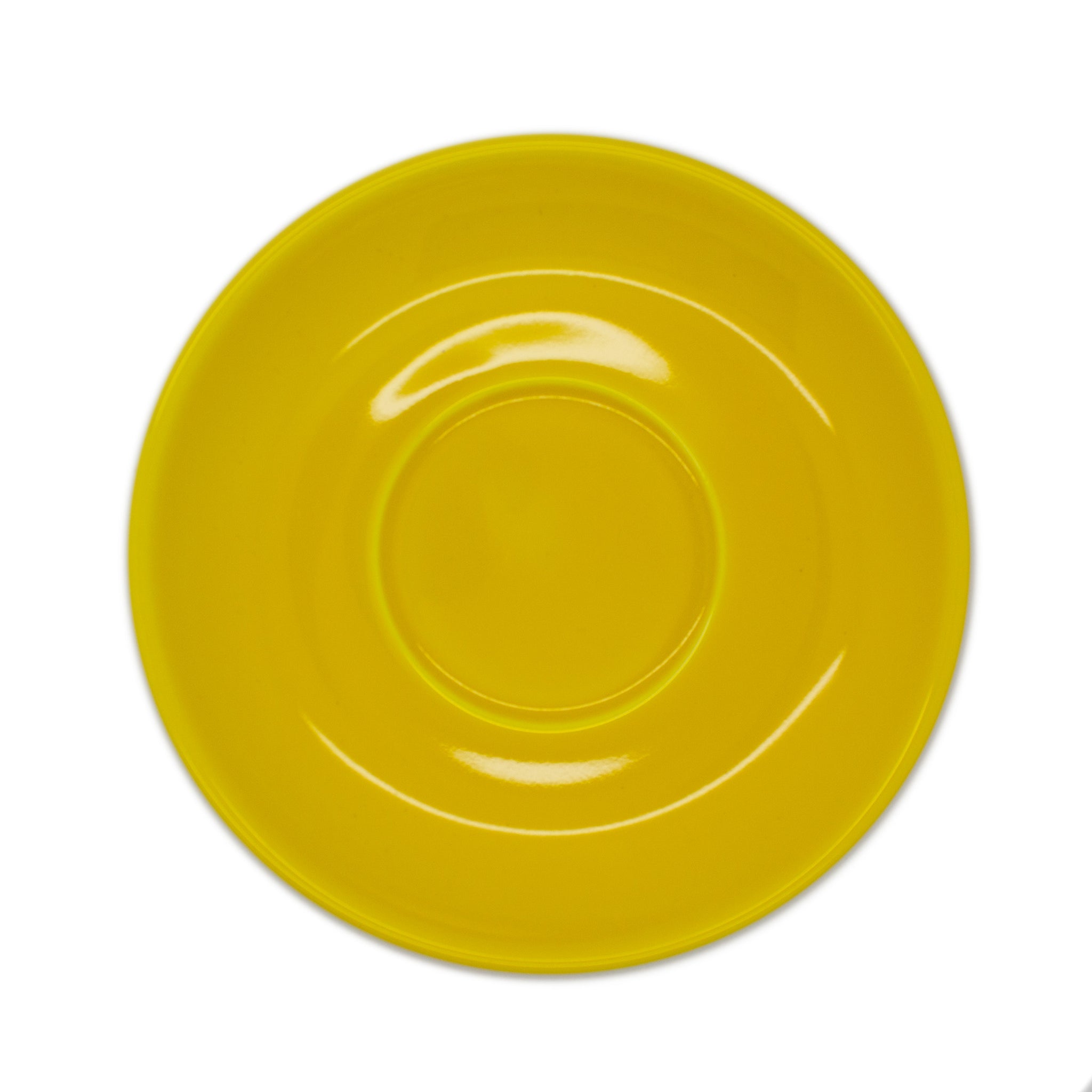Incafe Yellow Bowl Cappuccino Saucer 6 Piece