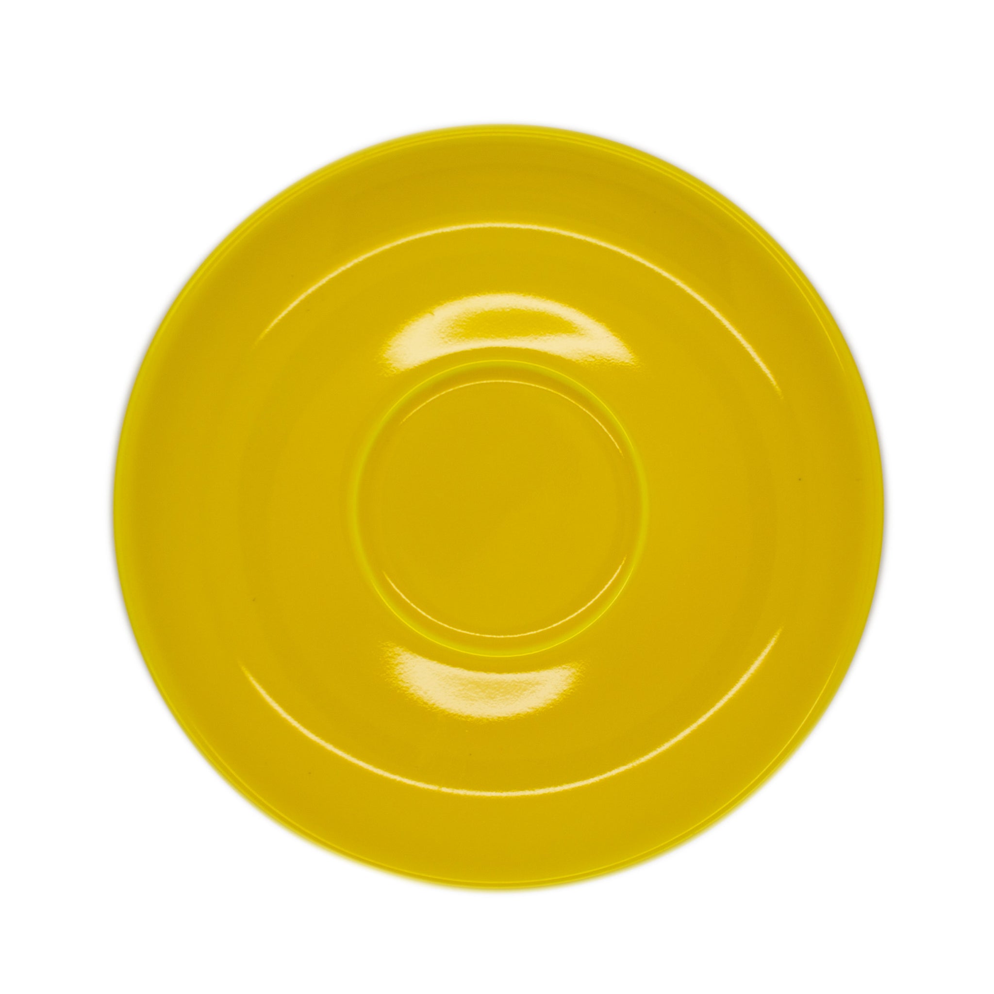 Incafe Yellow Tulip Cappuccino Saucer 6 Piece