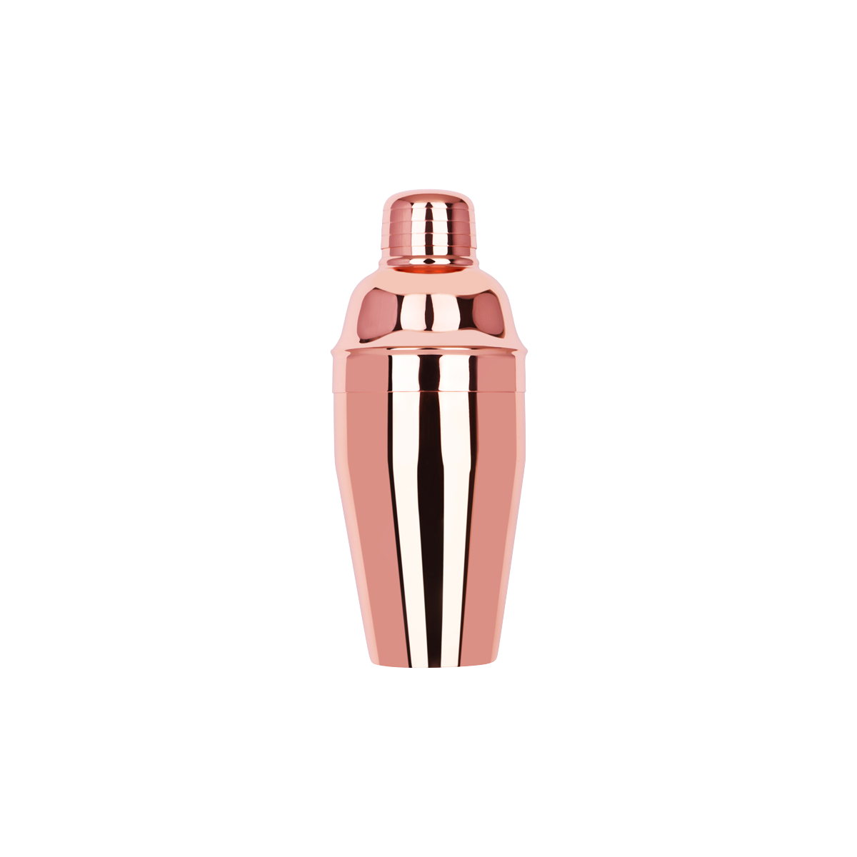 Zanzi Classic Club Cocktail Shaker 3pc 300ml Rose Gold