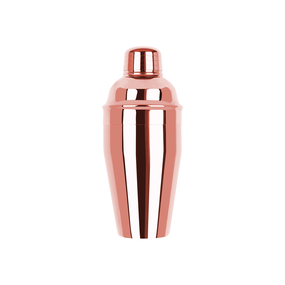 Zanzi Classic Club Cocktail Shaker 3pc 500ml Rose Gold