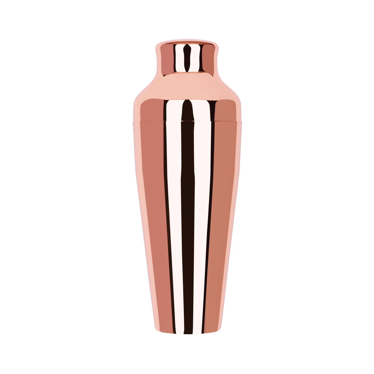Zanzi Parisian Cocktail Shaker 2pc 500ml Rose Gold