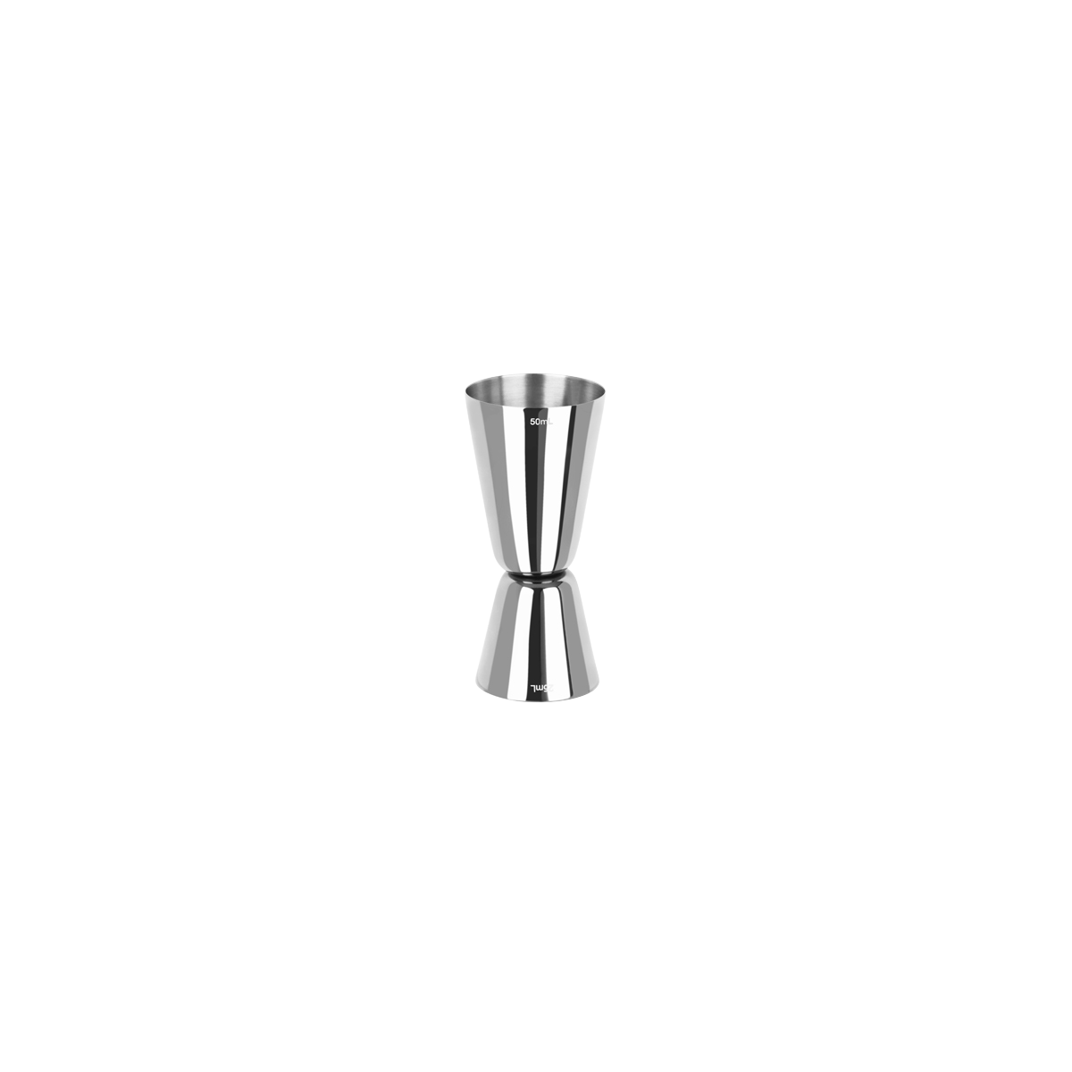 Zanzi Classic Style Jigger 25-50ml Stainless Steel