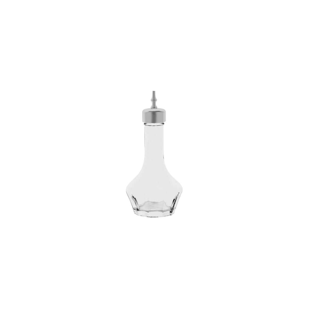 Zanzi Bitter Bottle 50ml Glass with Chrome Lid